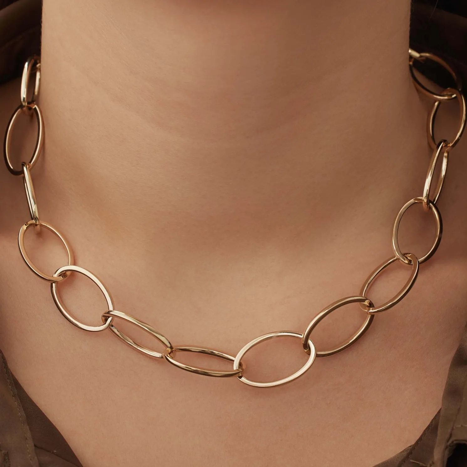 Aidee Annette 14 karaat gouden schakelketting