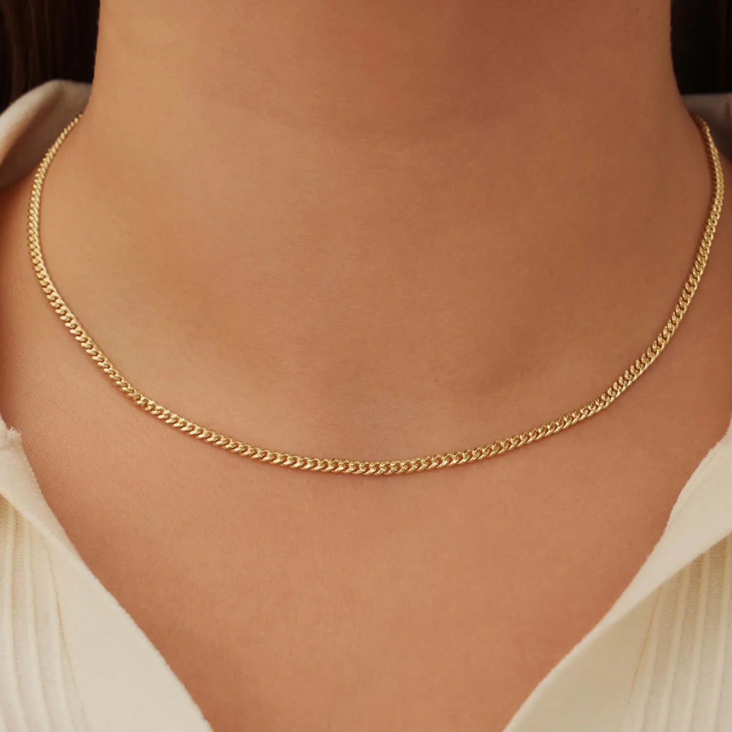 Aidee Julee 14 karaat gouden schakelketting