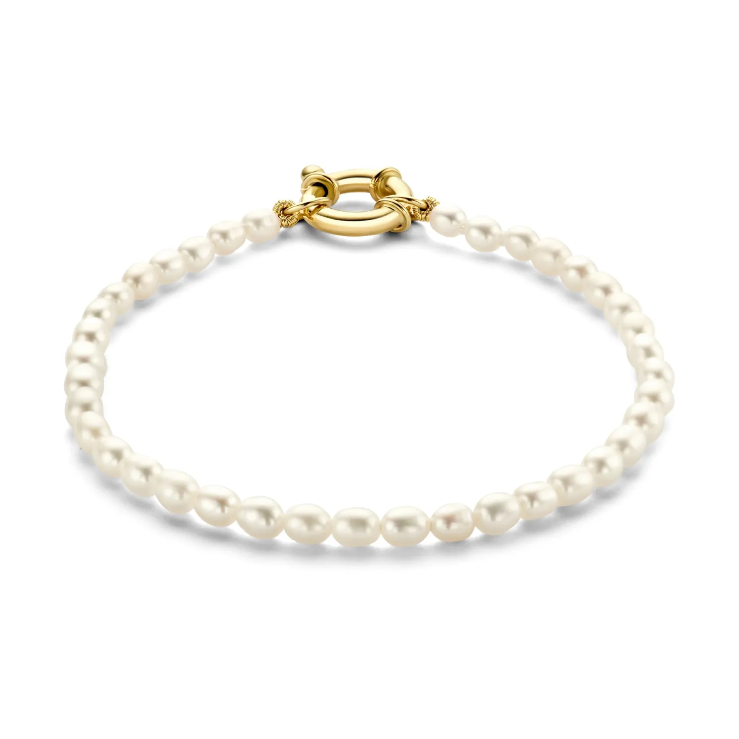 Aidee Marissa 14 karaat gouden armband met zoetwaterparels