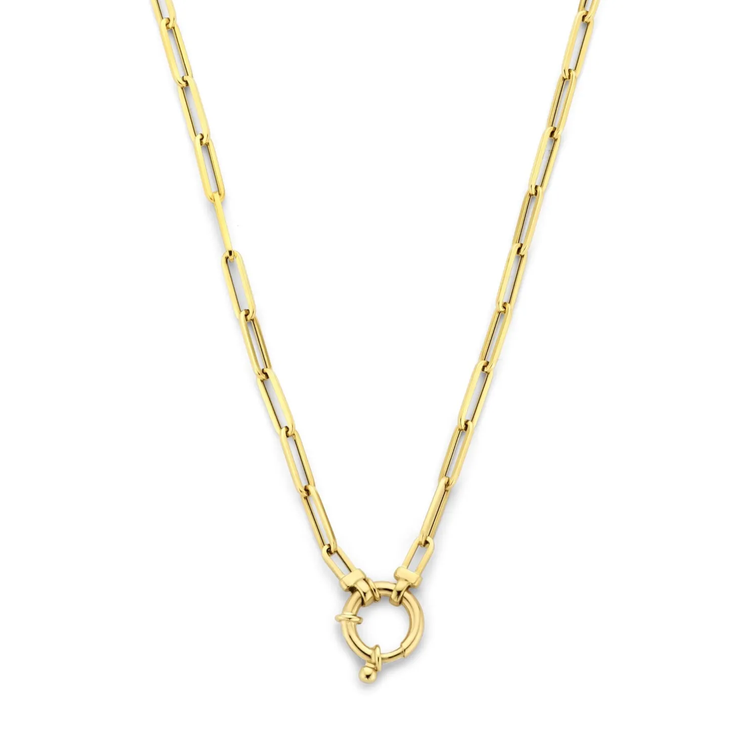 Aidee Odile 14 karaat gouden schakelketting