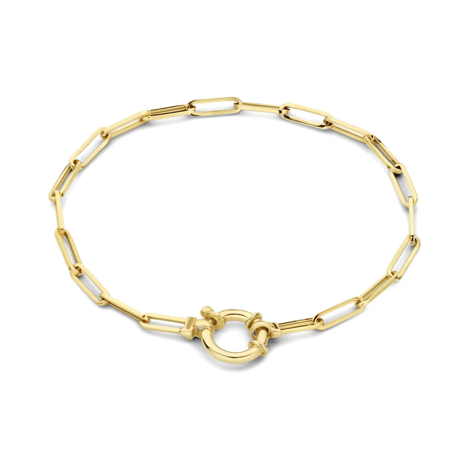 Aidee Odile 14 karaat gouden schakelarmband