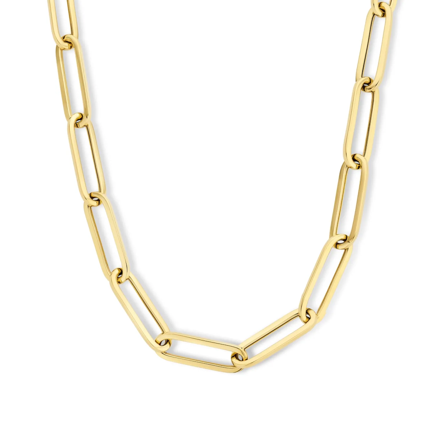 Aidee Odile 14 karaat gouden schakelketting