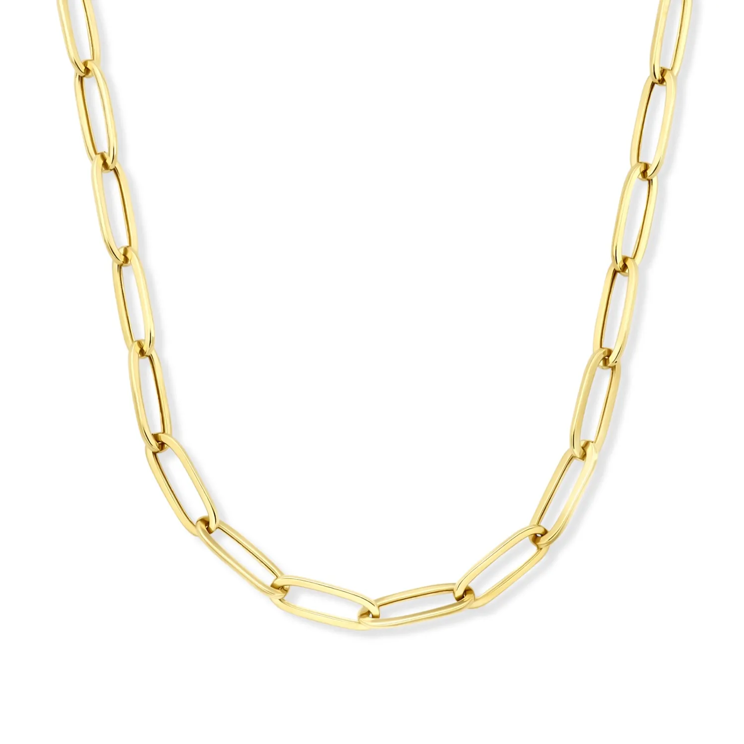 Aidee Odile 14 karaat gouden schakelketting