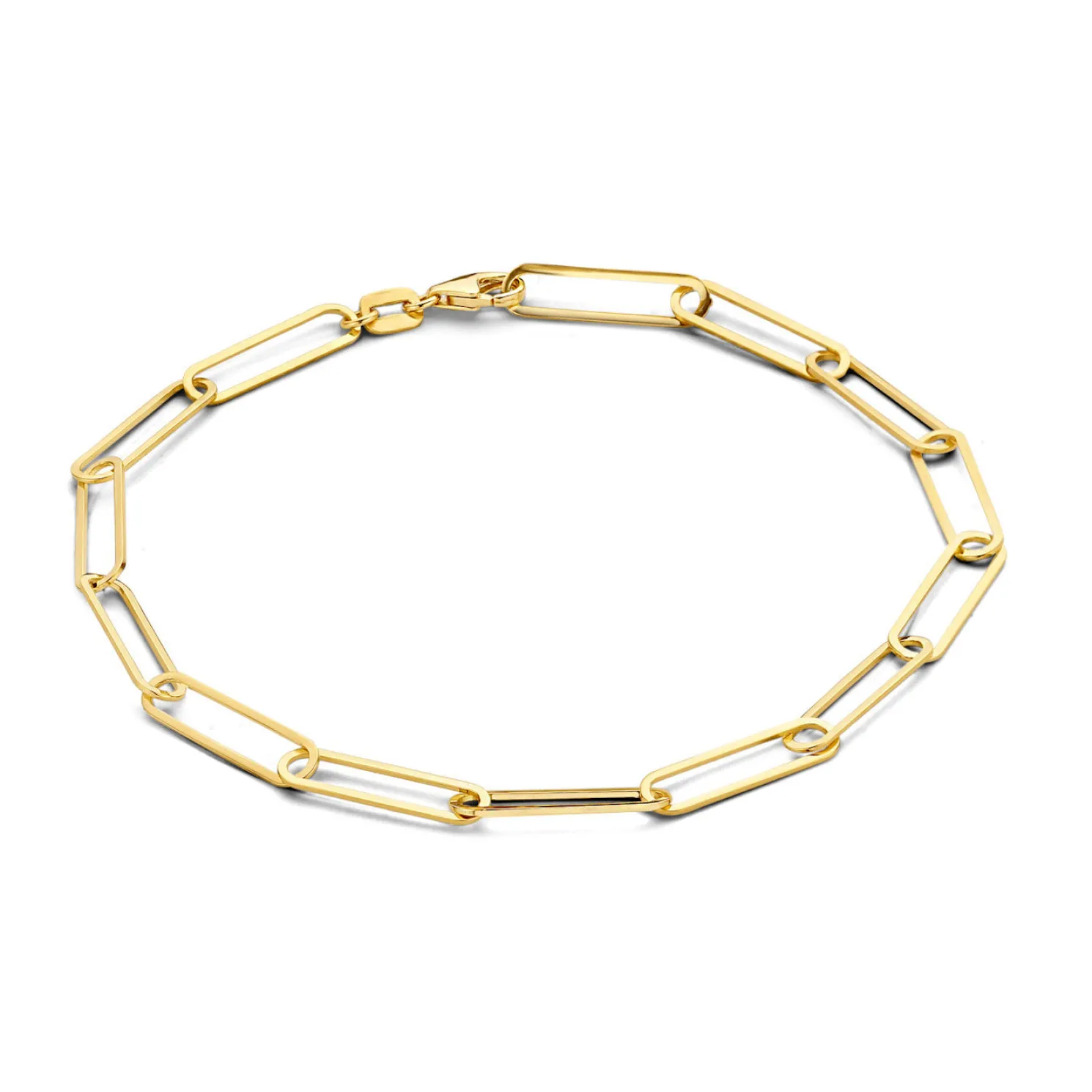 Aidee Odile 14 karaat gouden schakelarmband