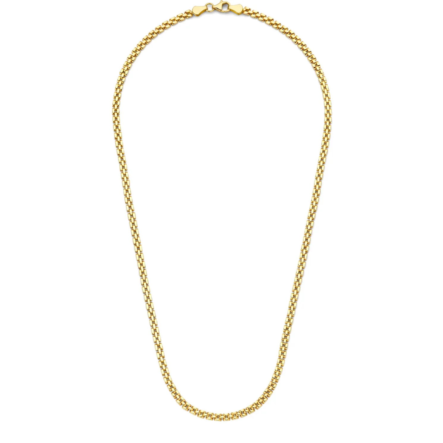 Aidee Rosine 14 karaat gouden schakelketting