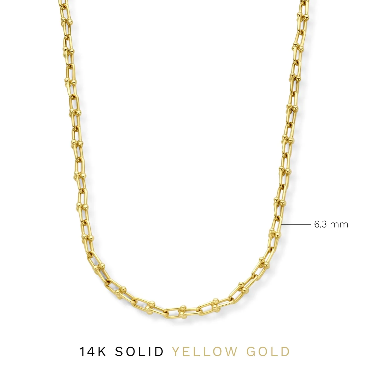 Aidee Royale 14 karaat gouden schakelketting