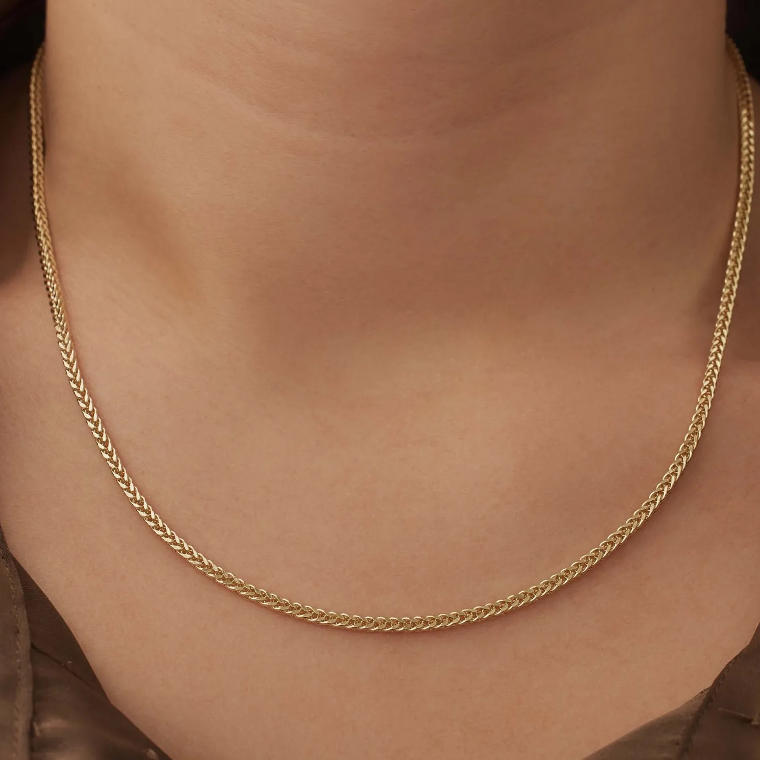 Aidee Sharla 14 karaat gouden schakelketting