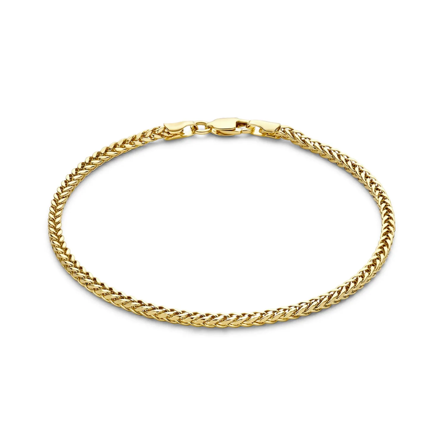 Aidee Sharla 14 karaat gouden schakelarmband