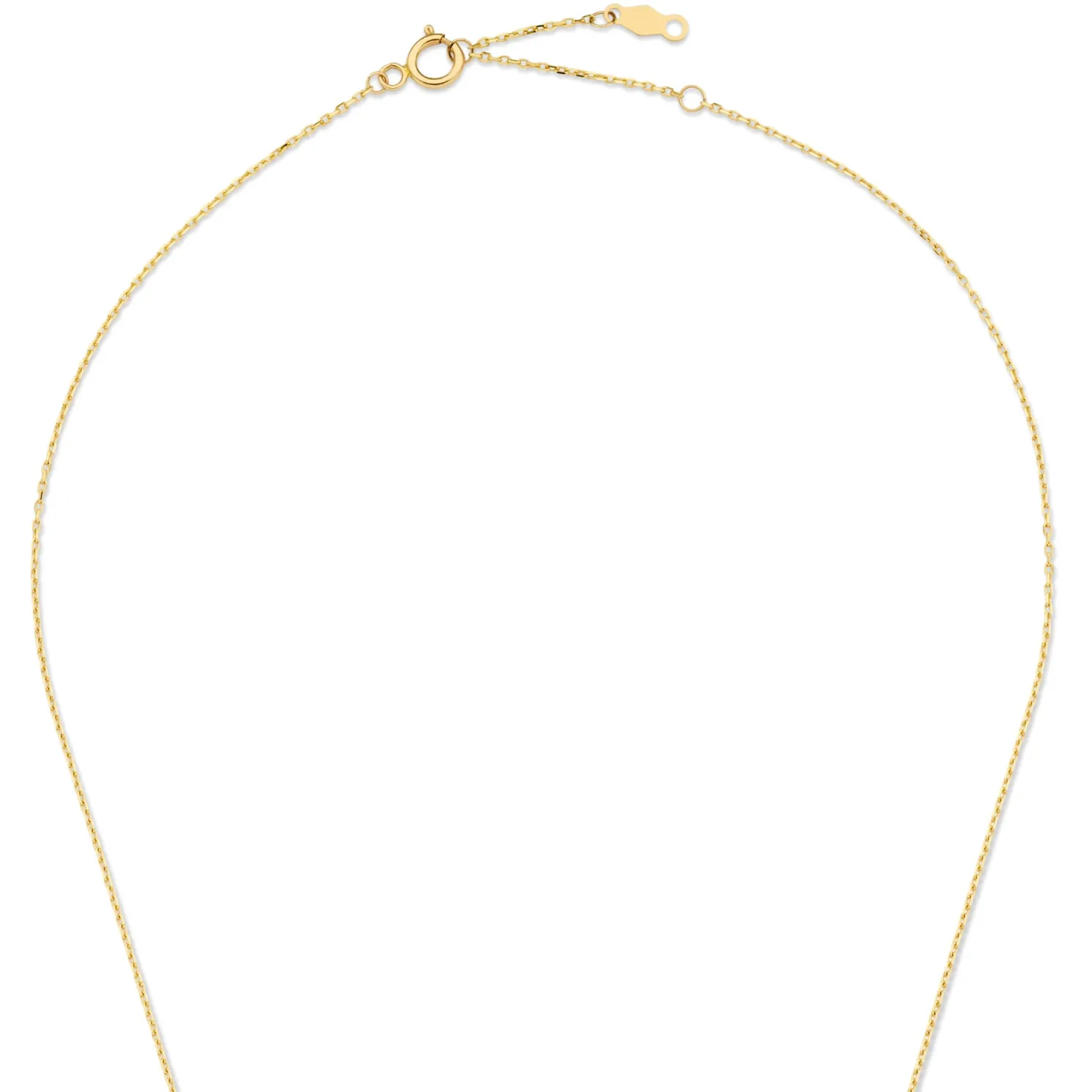 Belleville Amore 14 karaat gouden collier met hartje