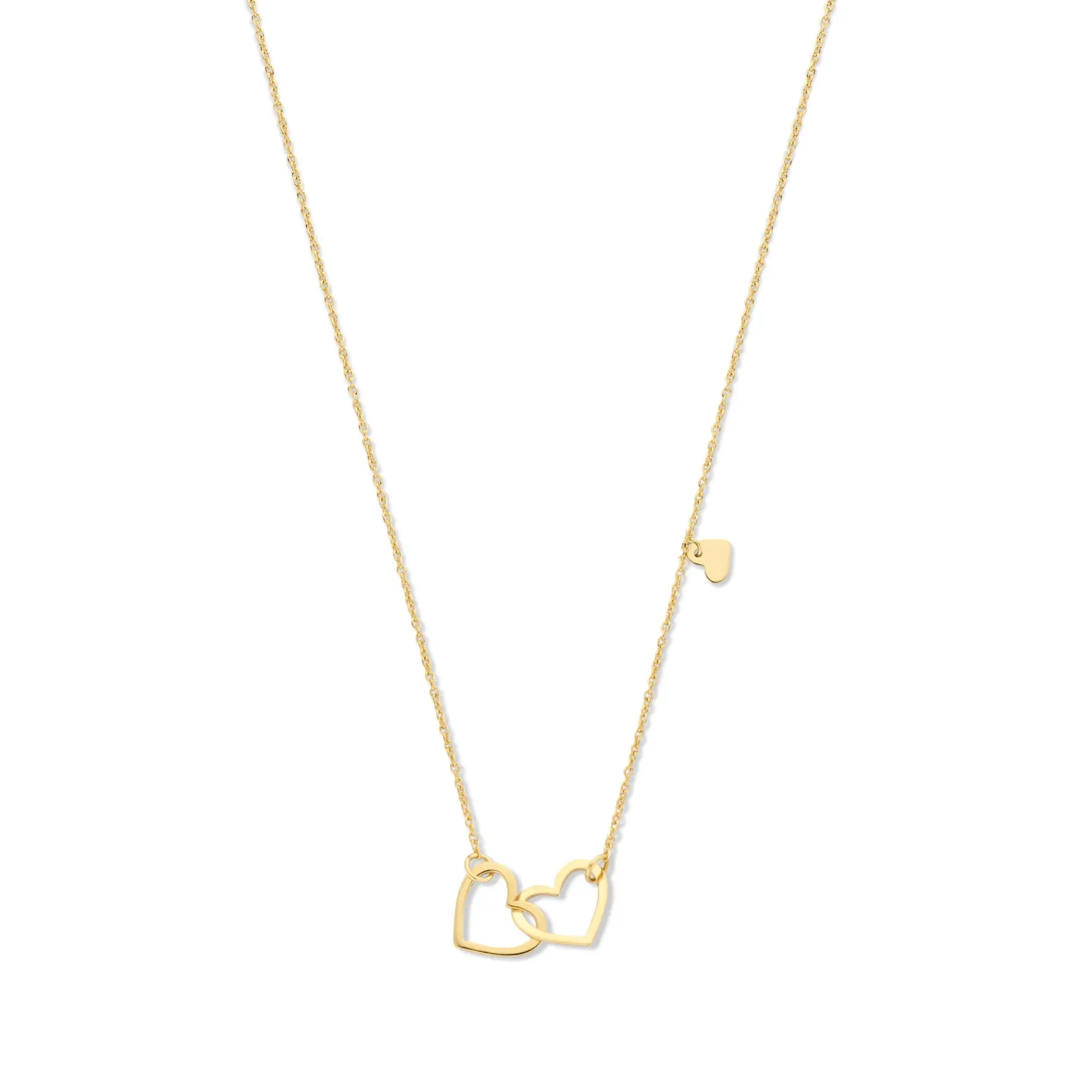 Belleville Amore 14 karaat gouden collier met hartje