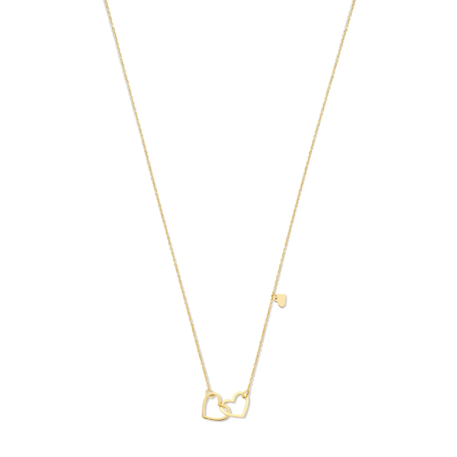 Belleville Amore 14 karaat gouden collier met hartje