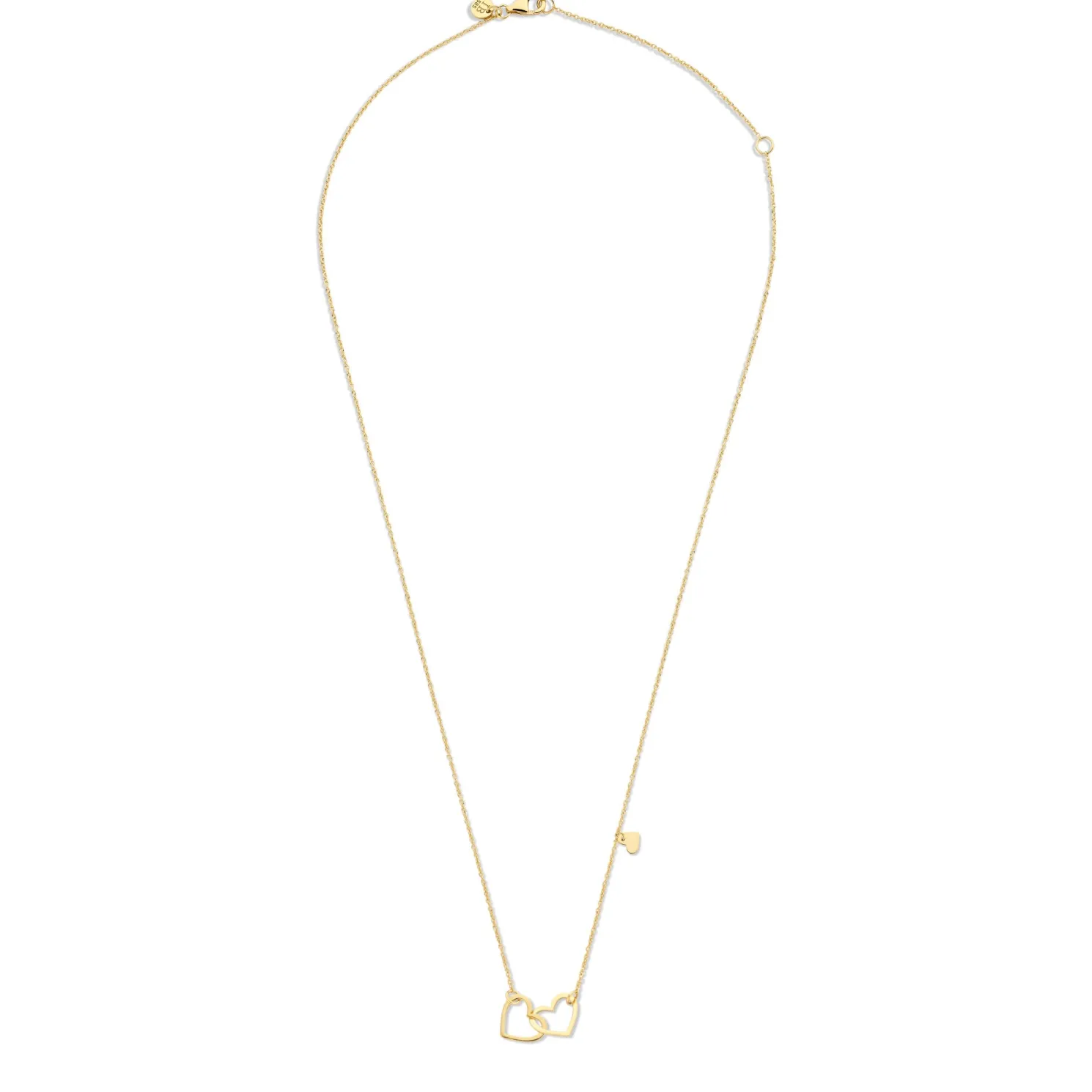 Belleville Amore 14 karaat gouden collier met hartje