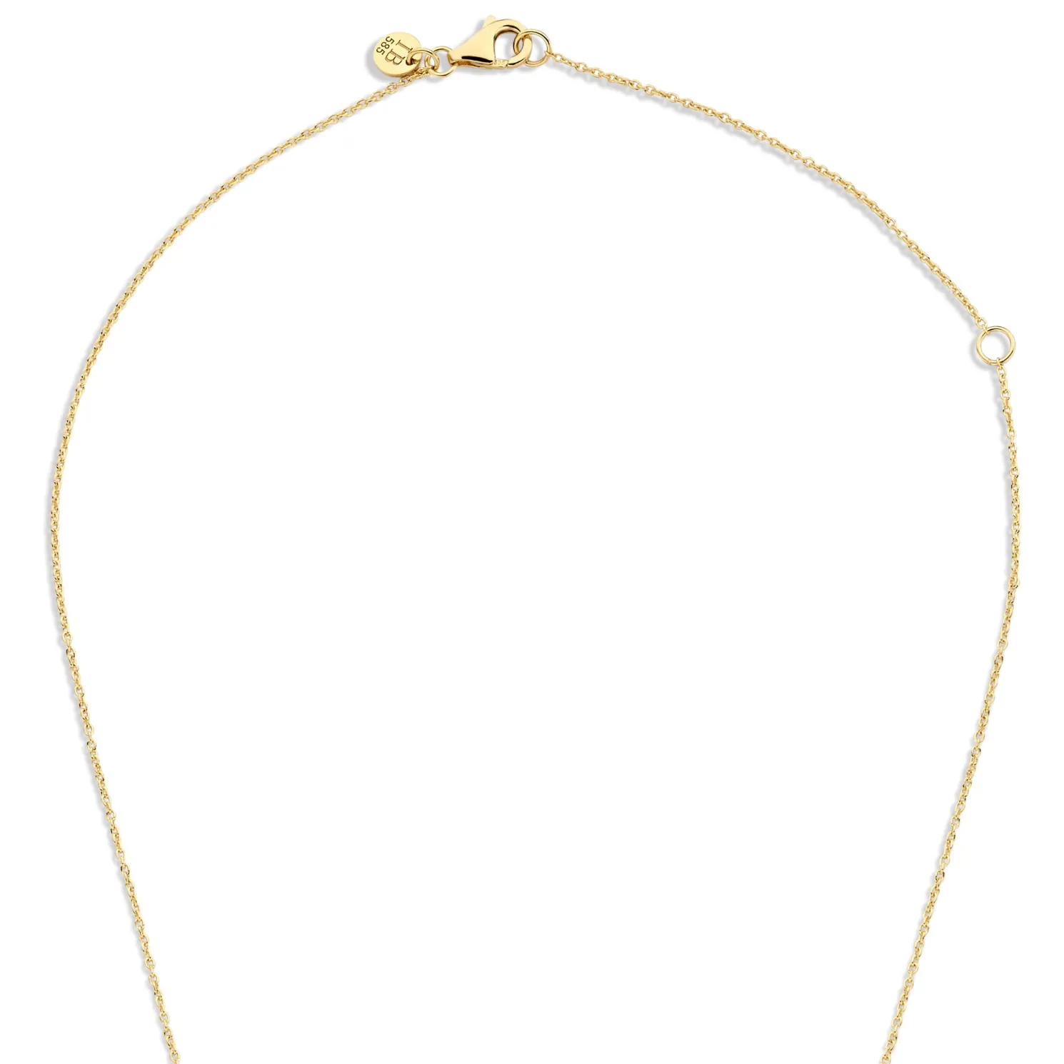 Belleville Amore 14 karaat gouden collier met hartje