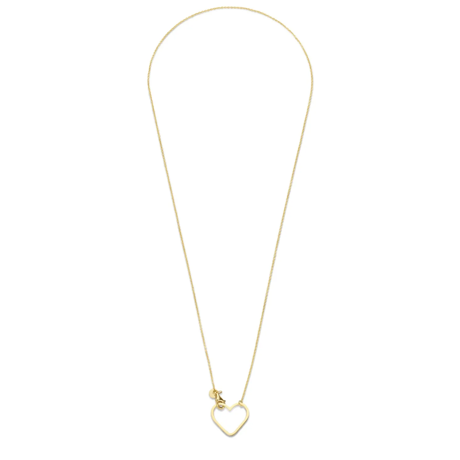 Belleville Amore 14 karaat gouden collier met hartje