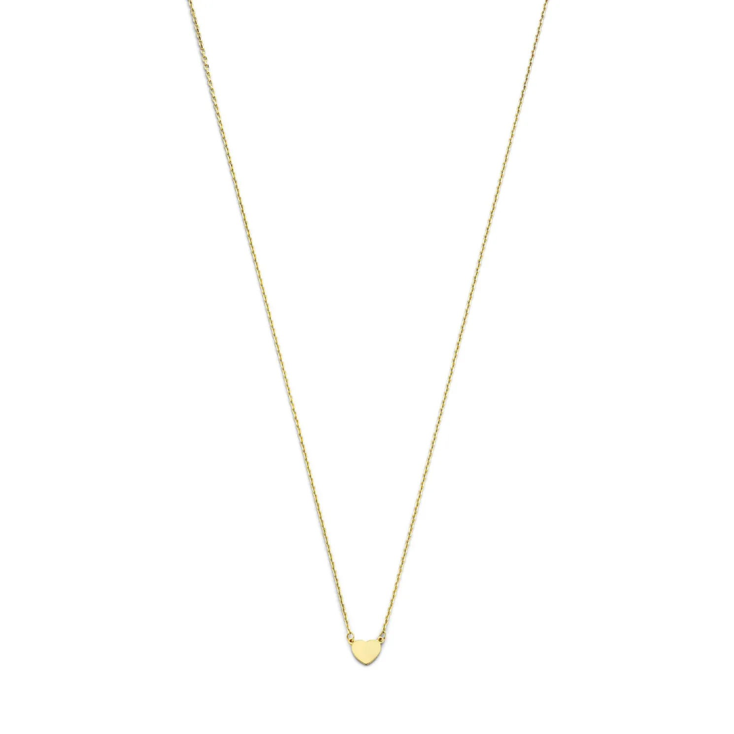 Belleville Amore 14 karaat gouden collier met hartje