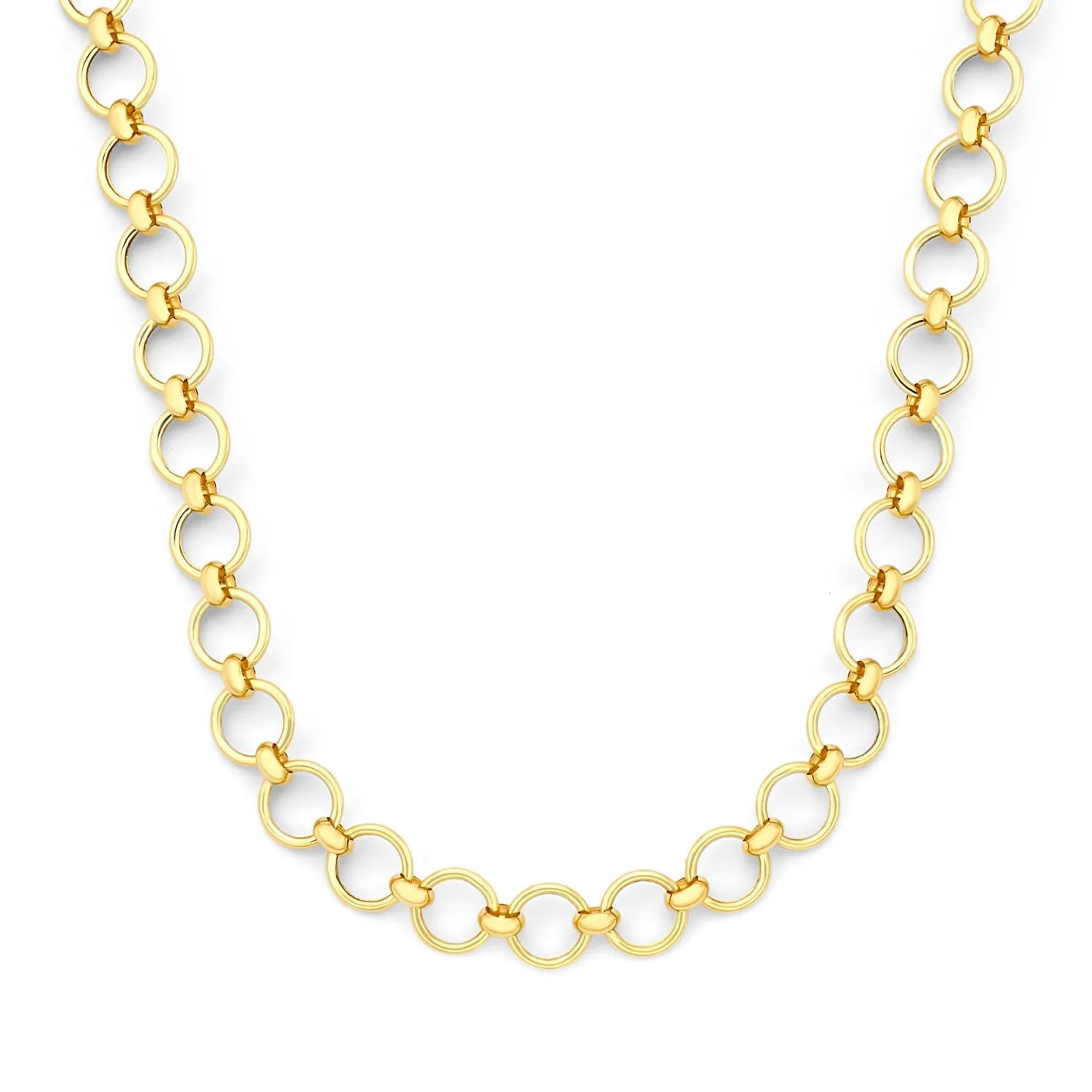 Belleville Axelle 14 karaat gouden schakelketting