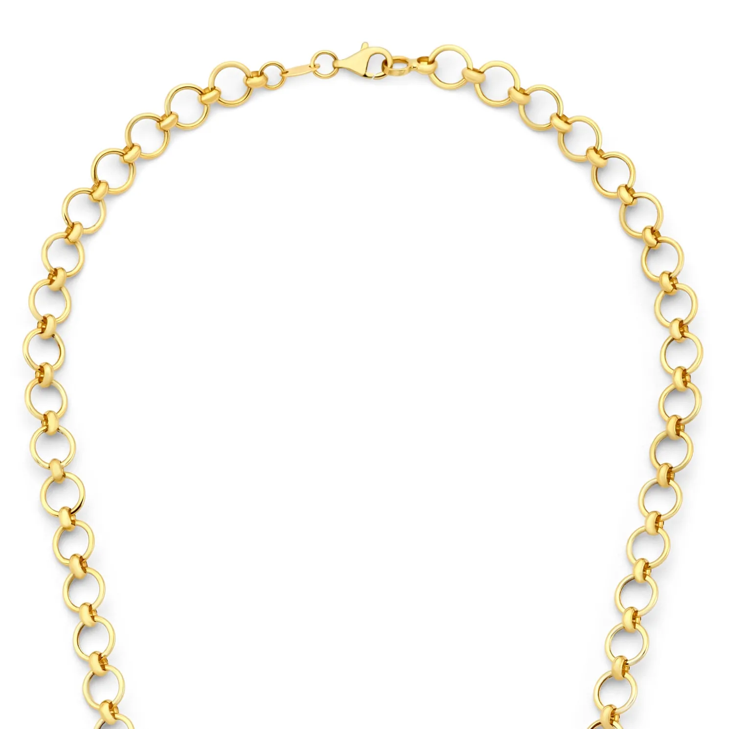 Belleville Axelle 14 karaat gouden schakelketting