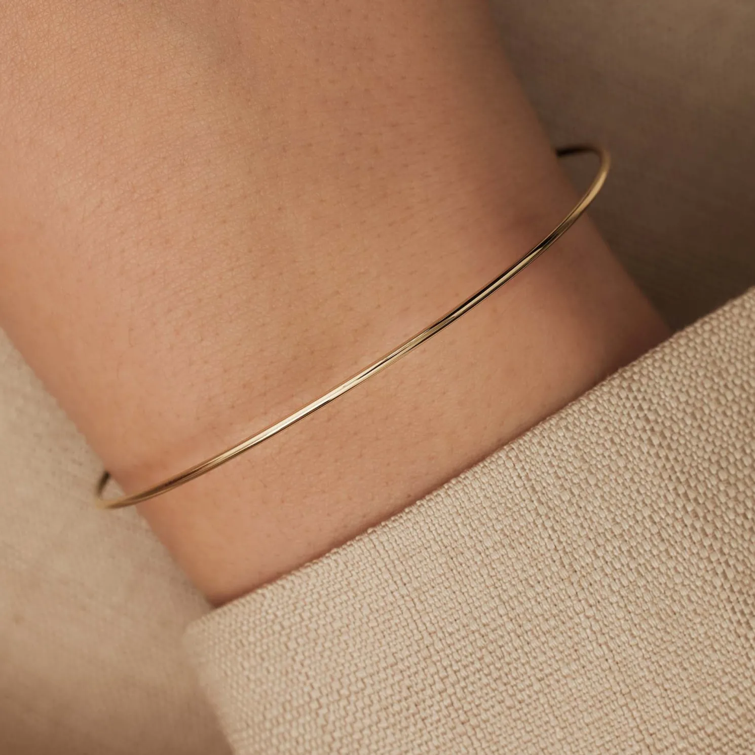 Cour d'Honneur Adora 14 karaat gouden bangle