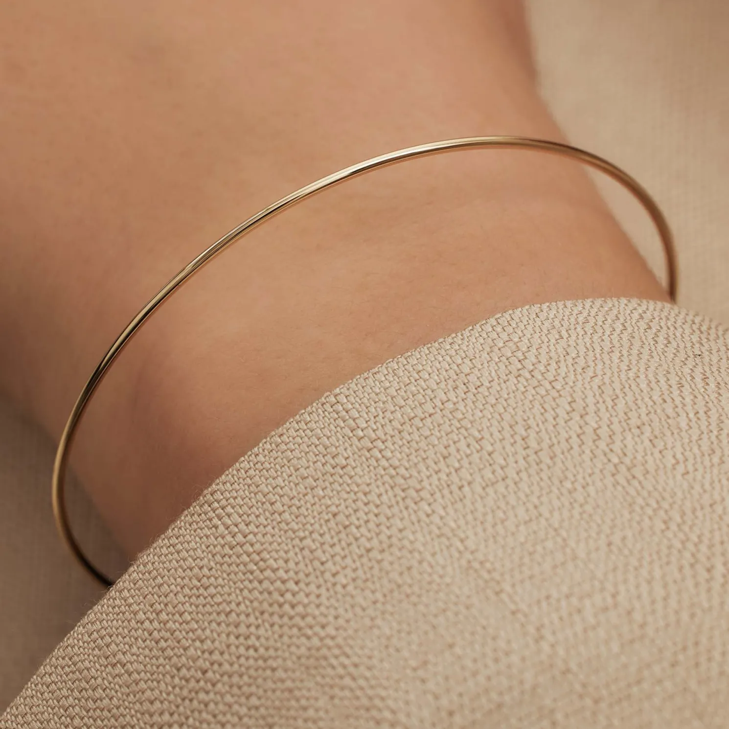 Cour d'Honneur Adora 14 karaat gouden bangle