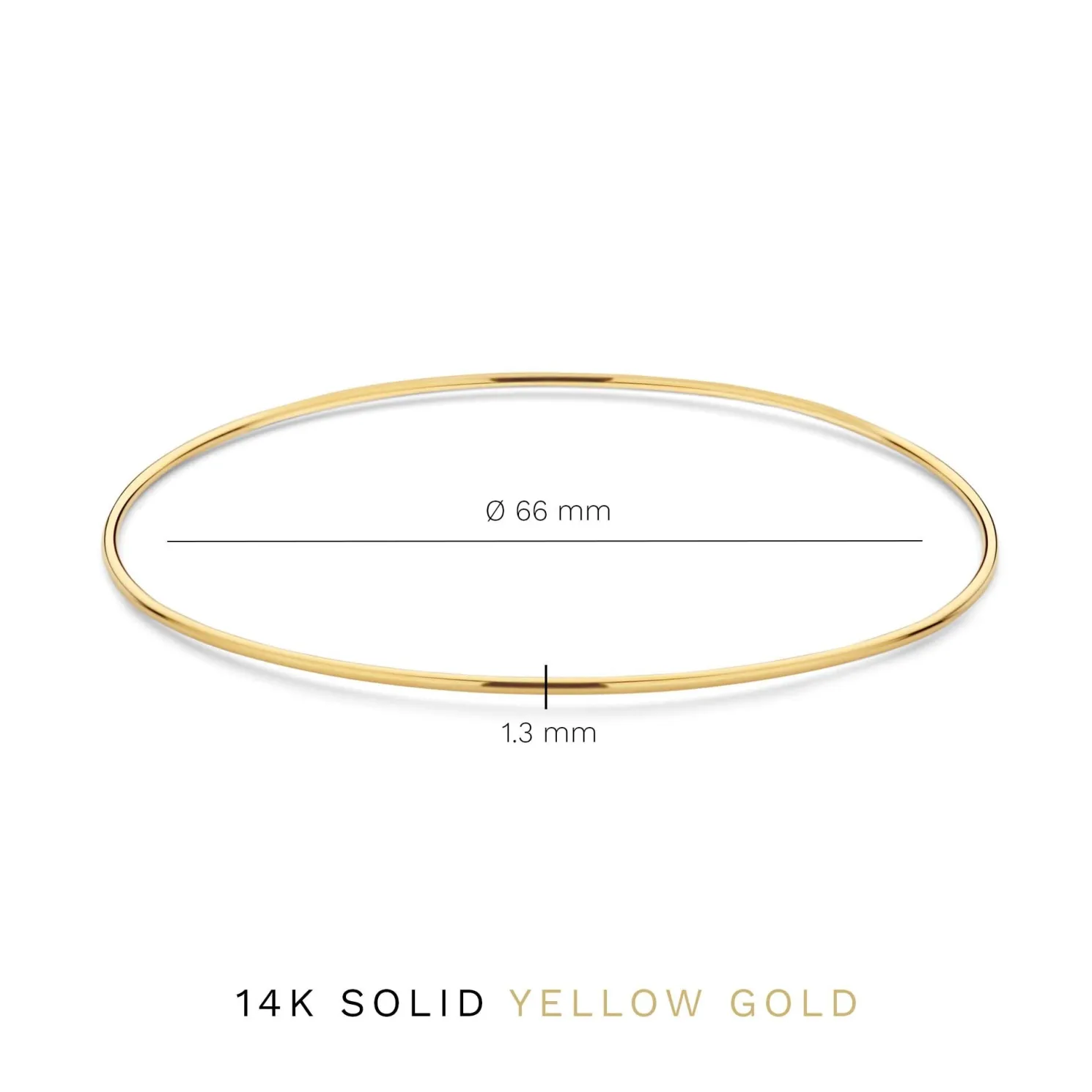 Cour d'Honneur Adora 14 karaat gouden bangle