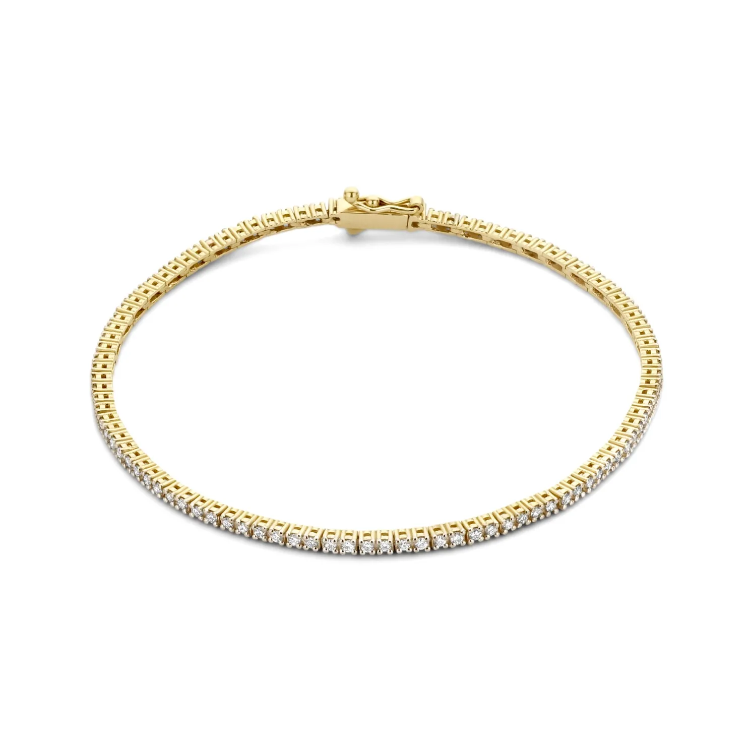De la Paix Madeline 14 karaat gouden tennis armband met diamant 1.08 karaat