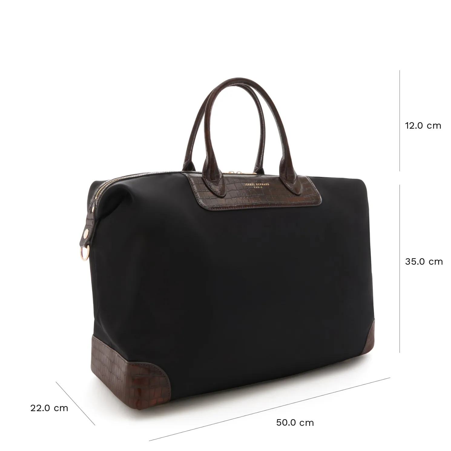 Du Louvre Celie zwarte weekendtas klein