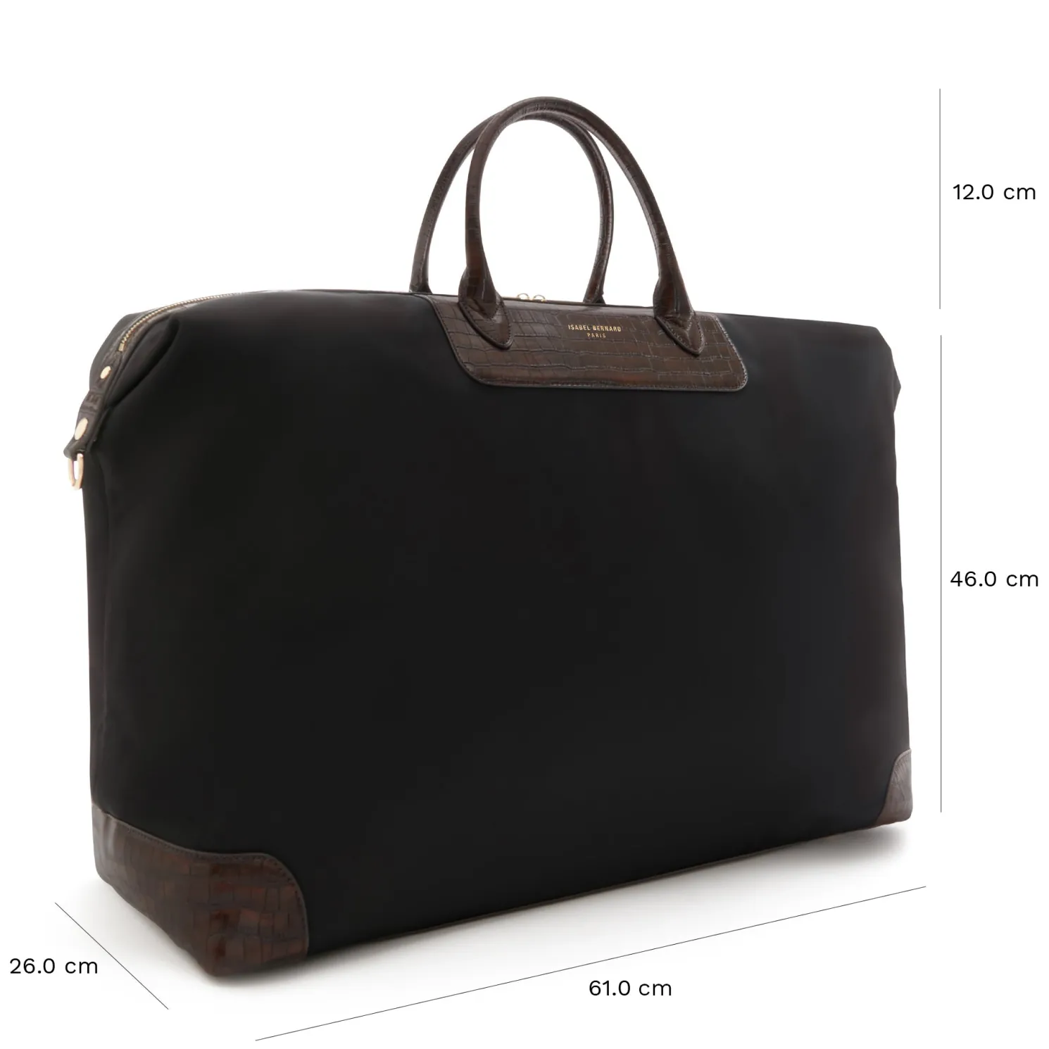 Du Louvre Colette zwarte weekendtas groot