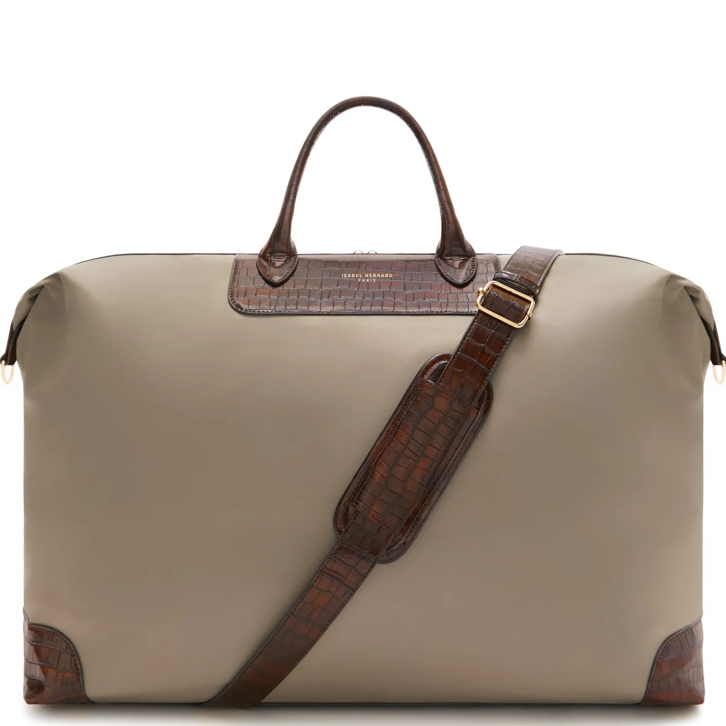 Du Louvre Colette taupe weekendtas groot