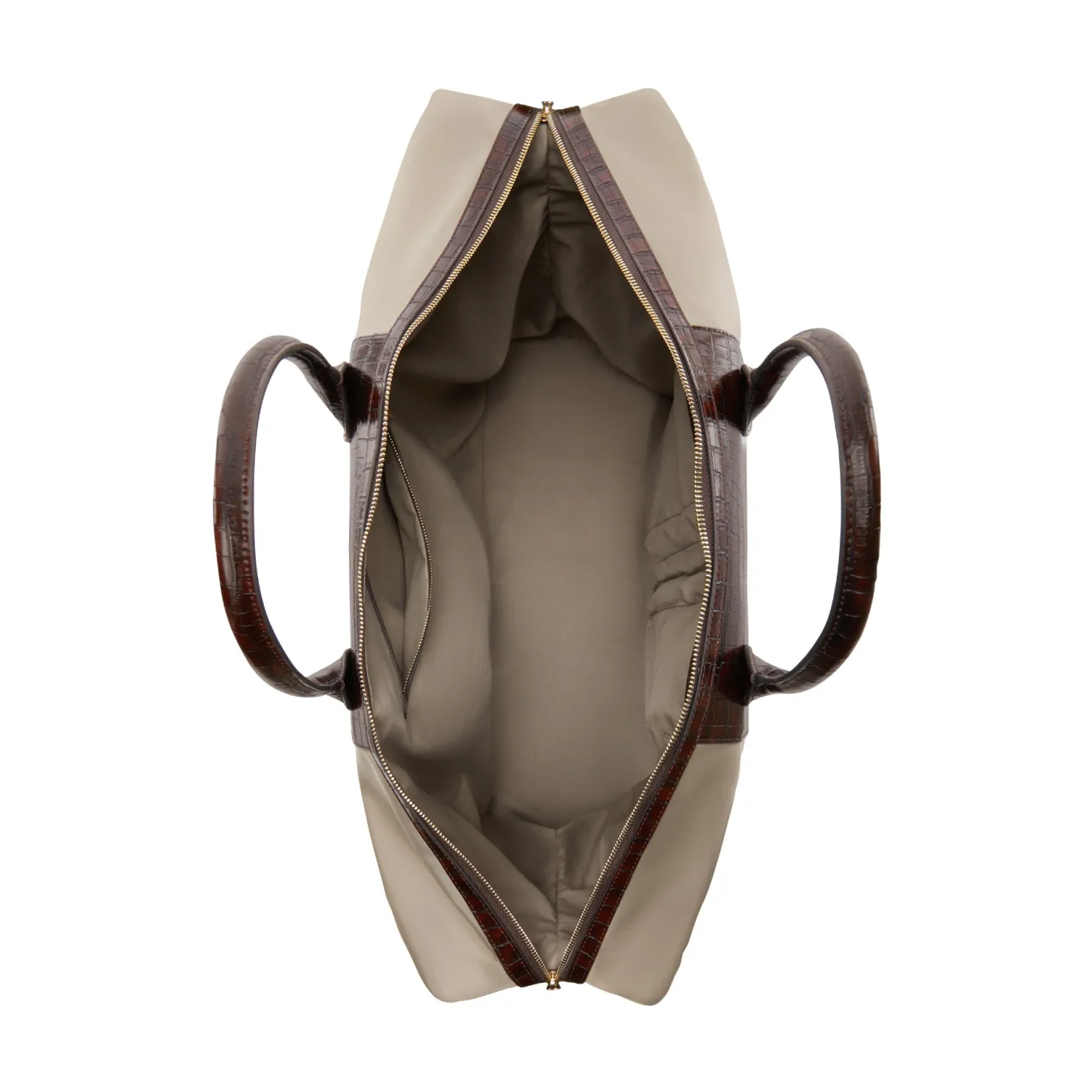 Du Louvre Colette taupe weekendtas groot