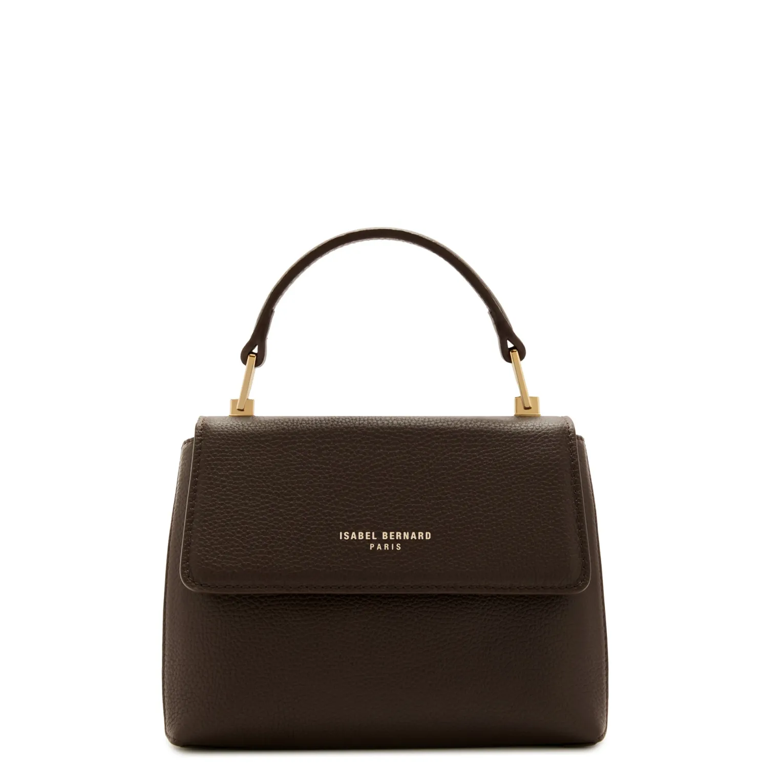 Femme Forte Heline bruine leren handtas van kalfsleer