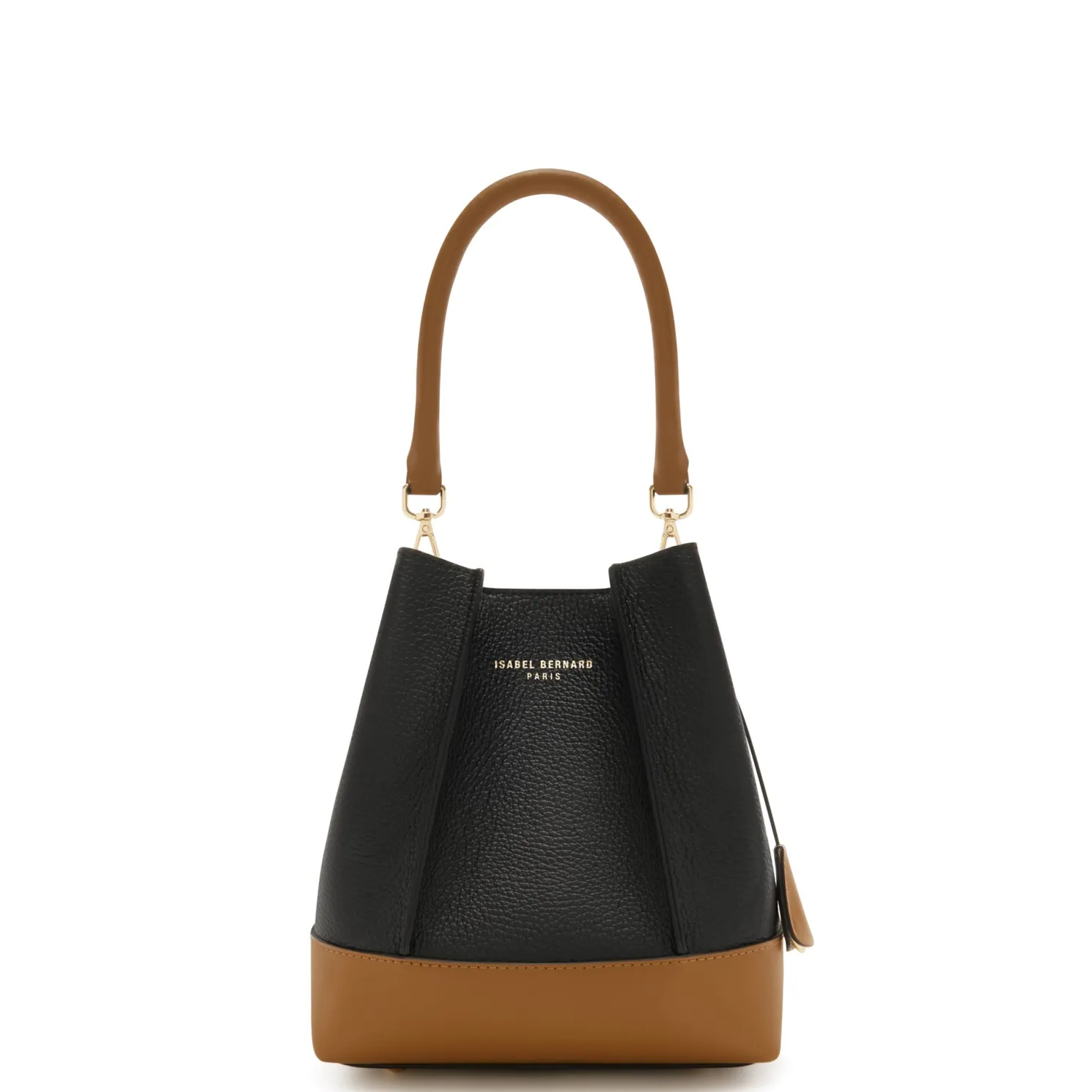 Femme Forte Minette zwarte leren handtas van kalfsleer