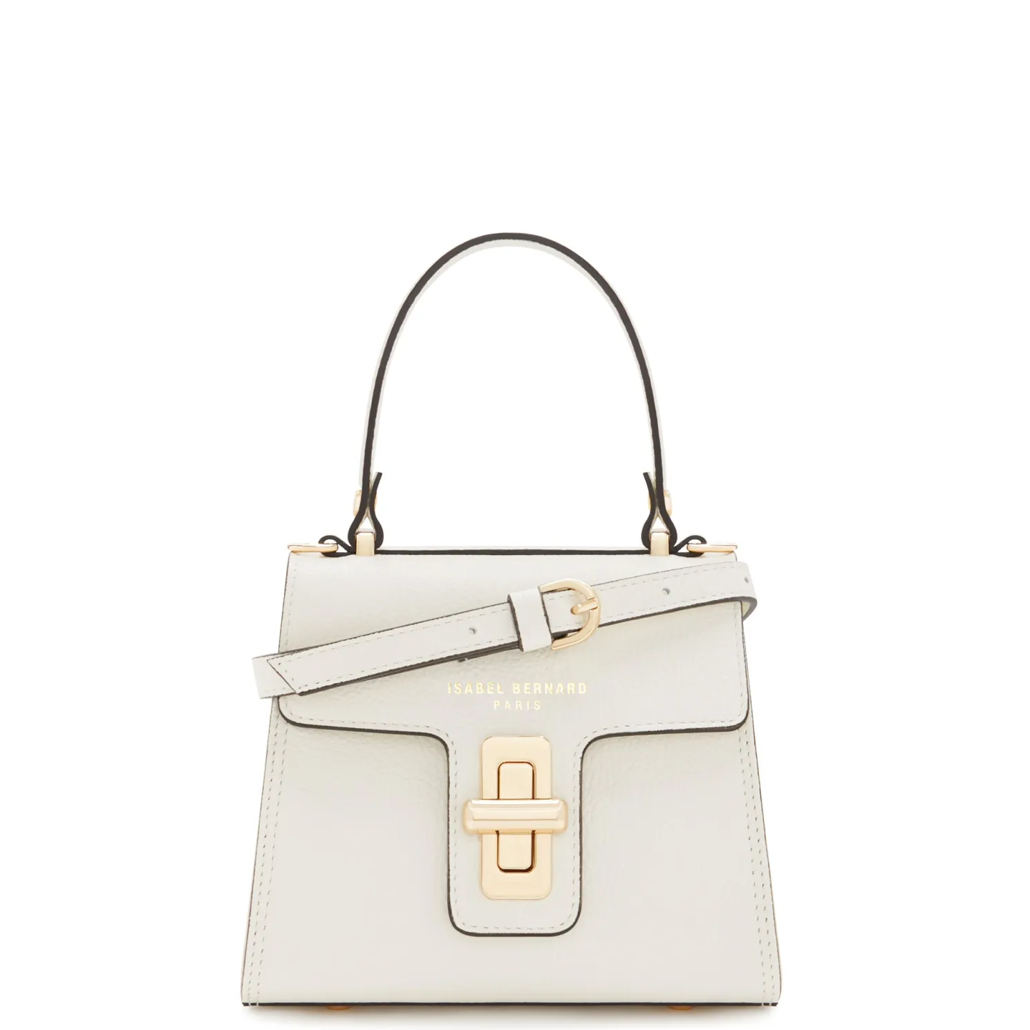 Femme Forte Simone Mini witte leren handtas van kalfsleer