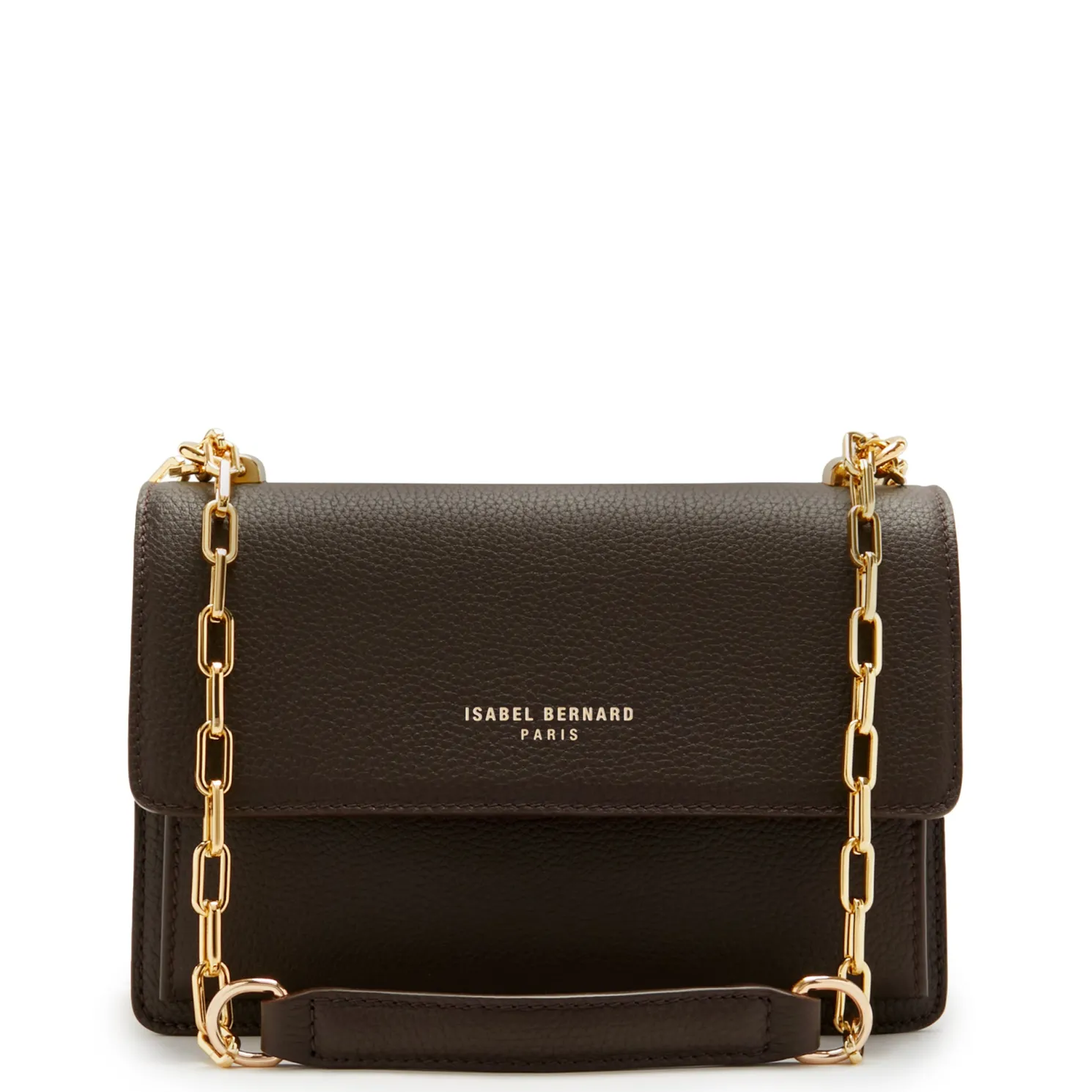 Femme Forte Valerie bruine leren schoudertas van kalfsleer