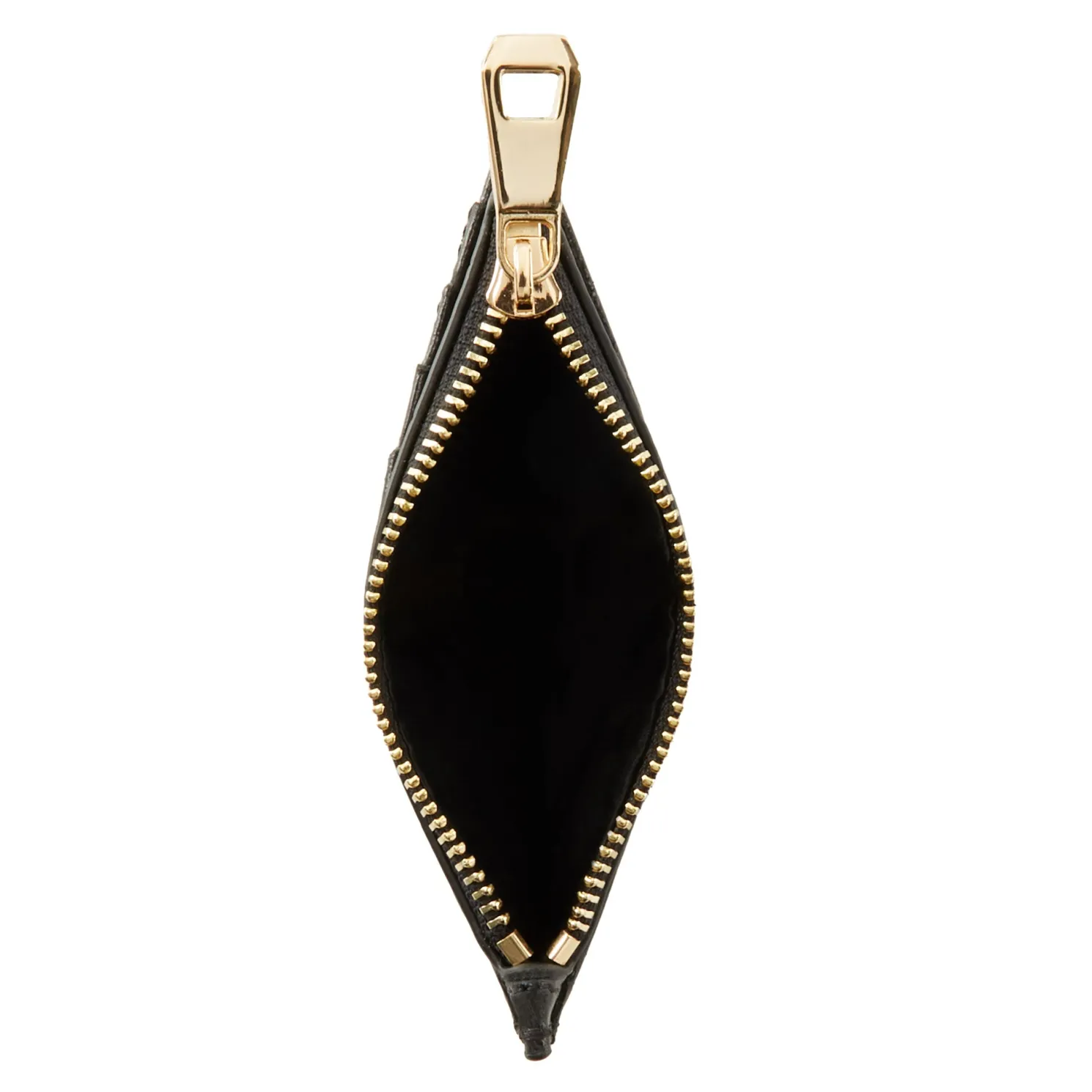 Honoré Aveline croco zwarte leren pasjeshouder van kalfsleer