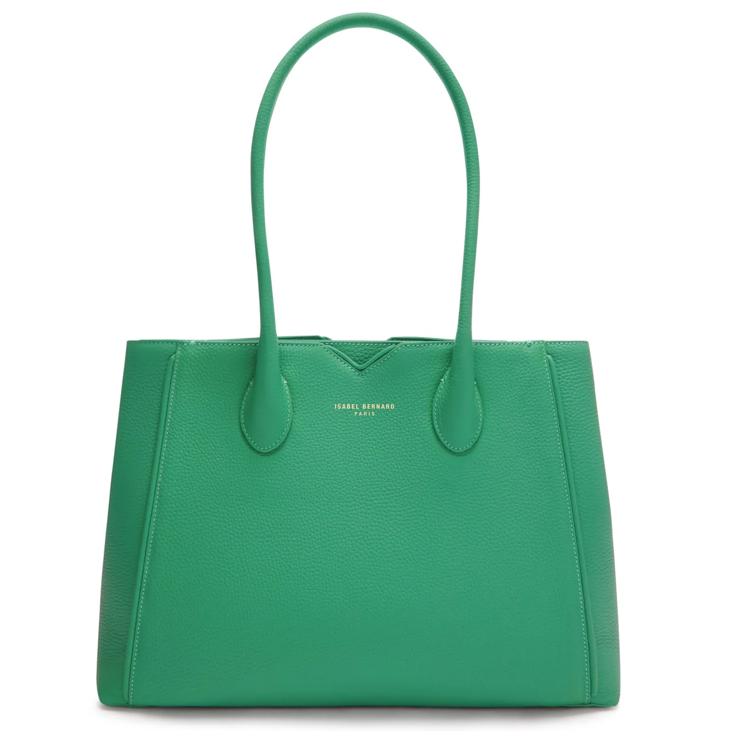 Honoré Cloe groene leren handtas van kalfsleer