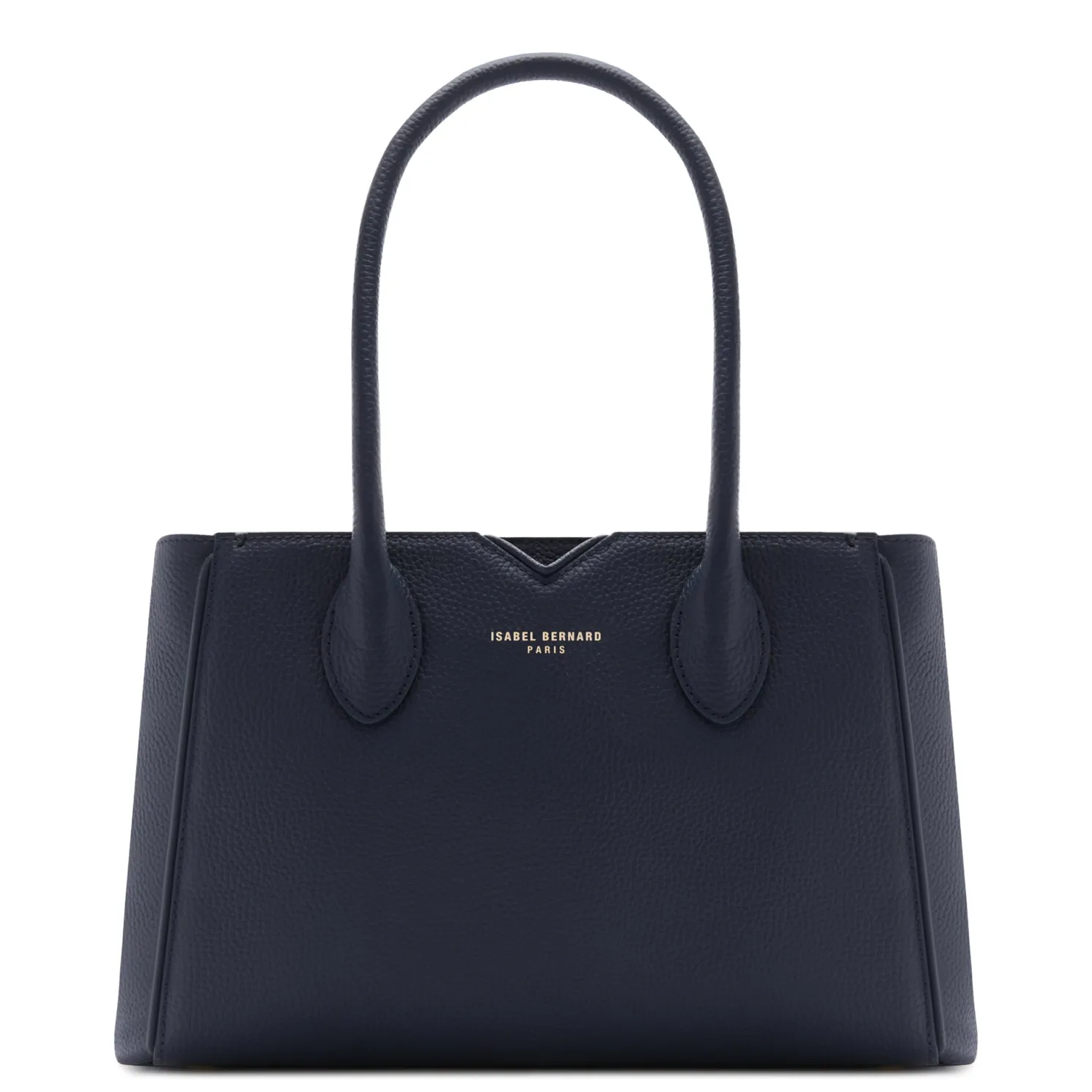 Honoré Cloe Midi blauwe leren handtas van kalfsleer