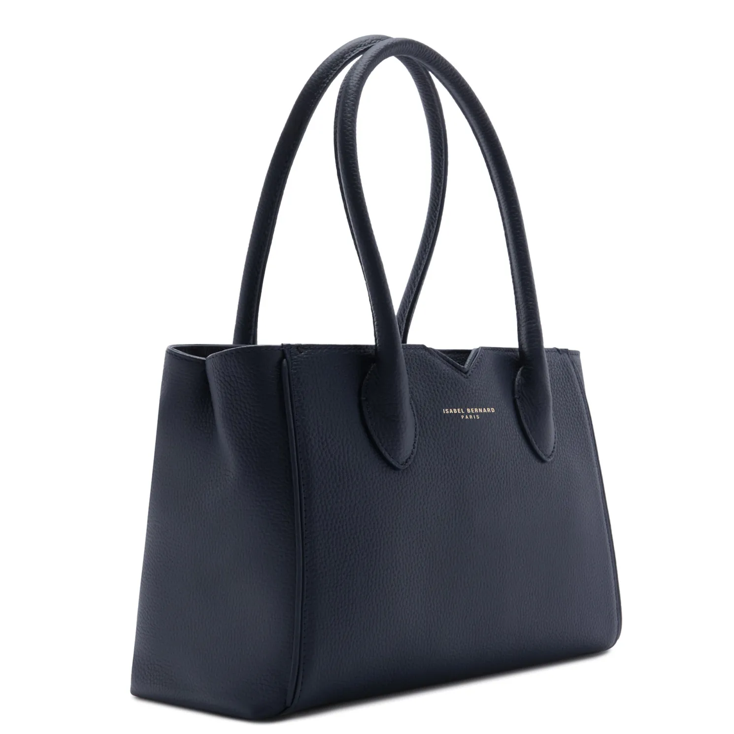 Honoré Cloe Midi blauwe leren handtas van kalfsleer