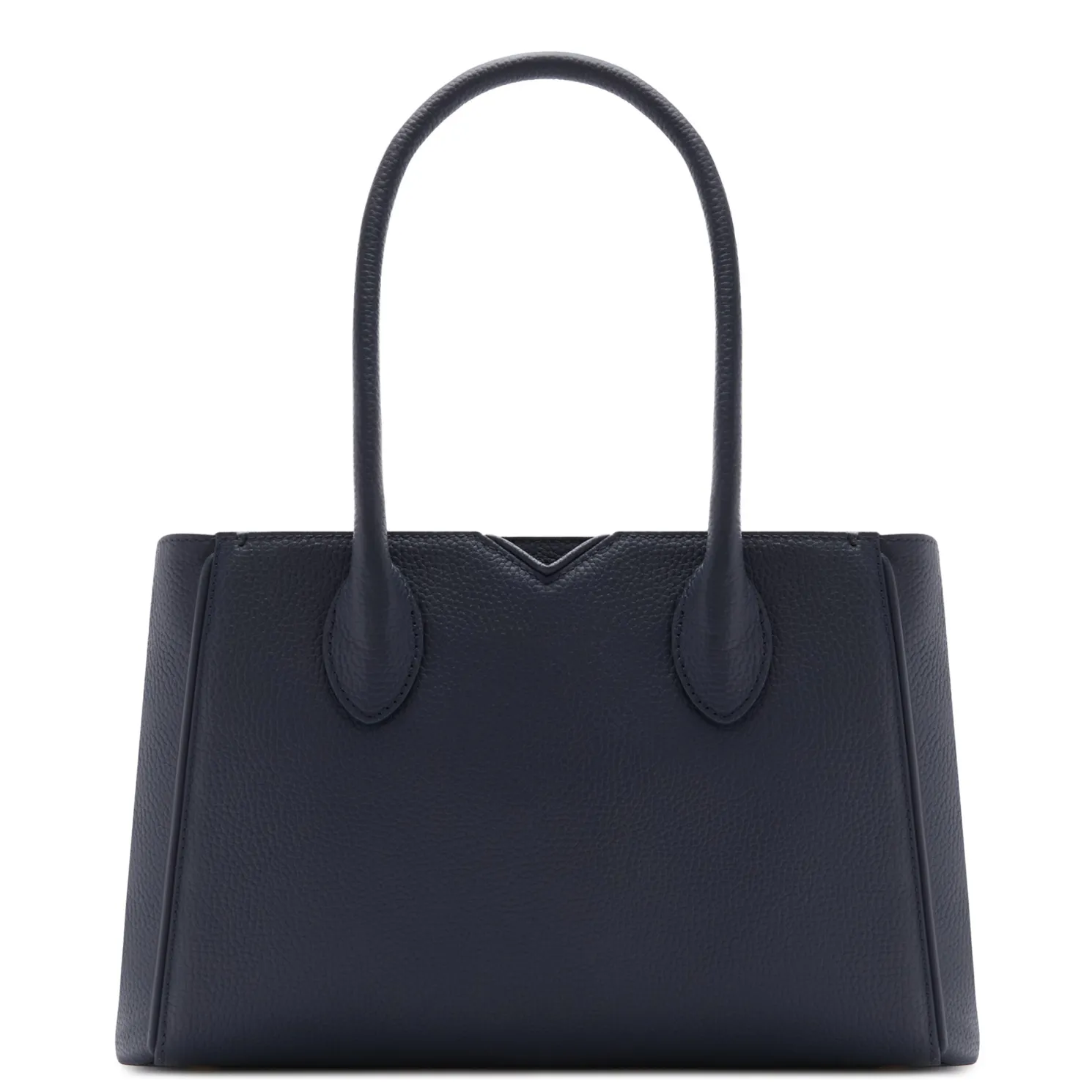 Honoré Cloe Midi blauwe leren handtas van kalfsleer