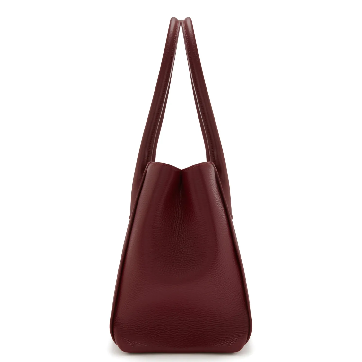 Honoré Cloe Midi bordeaux leren handtas van kalfsleer