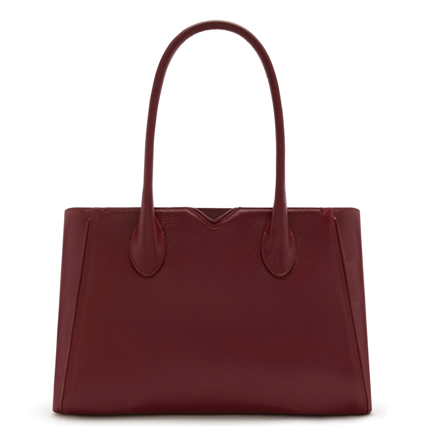 Honoré Cloe Midi bordeaux leren handtas van kalfsleer
