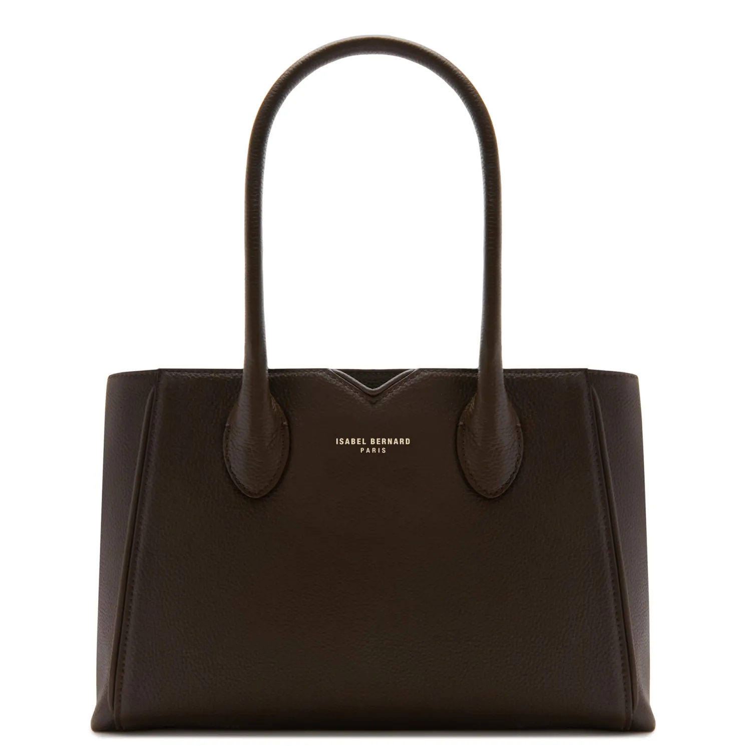 Honoré Cloe Midi bruine leren handtas van kalfsleer