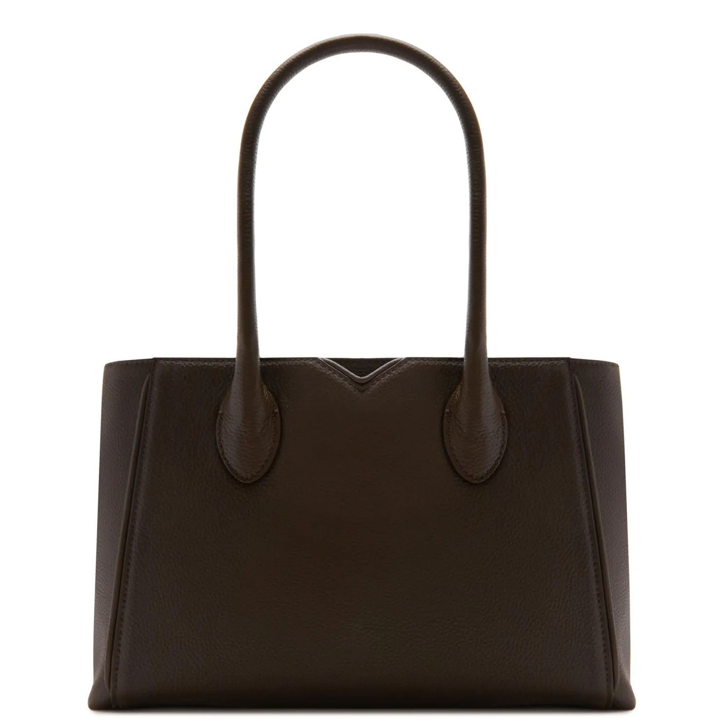 Honoré Cloe Midi bruine leren handtas van kalfsleer