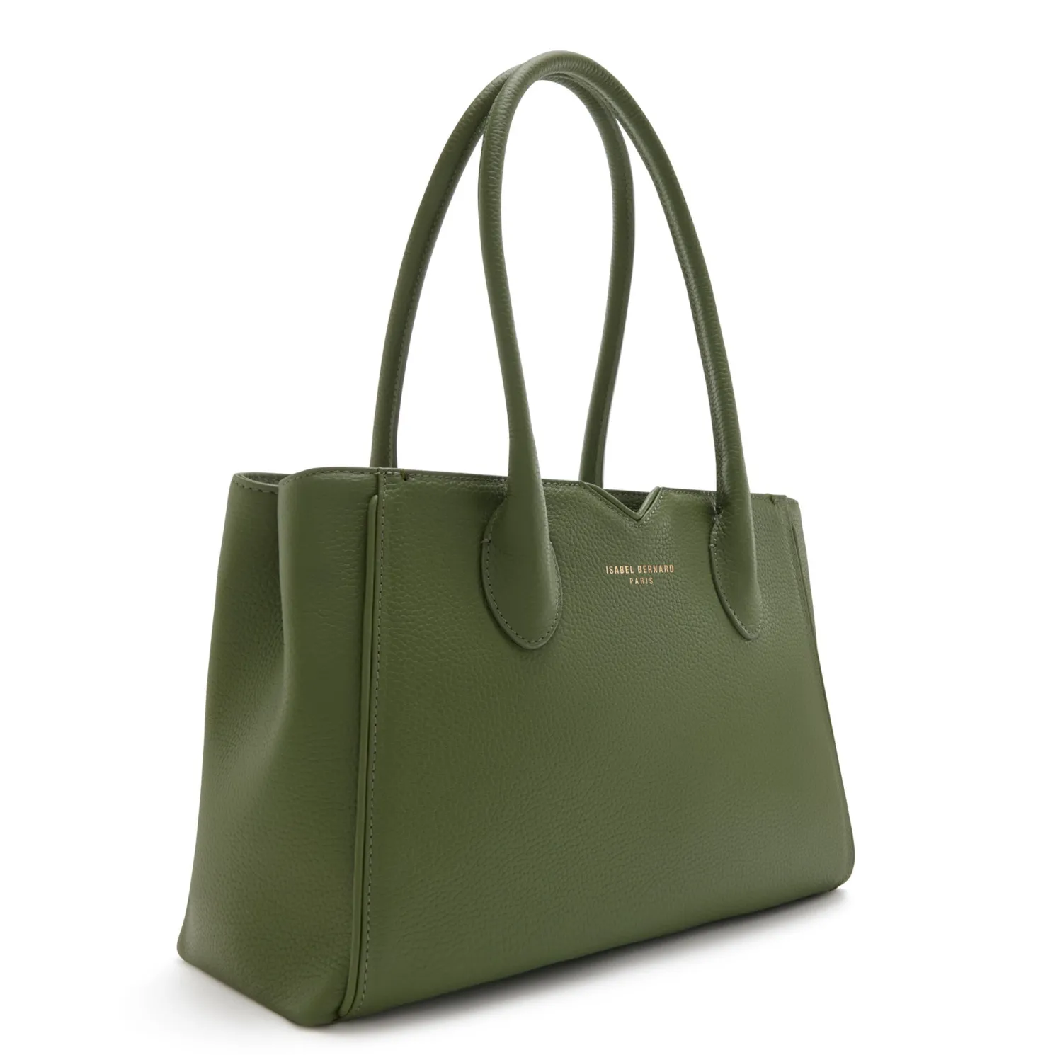 Honoré Cloe Midi groene leren handtas van kalfsleer