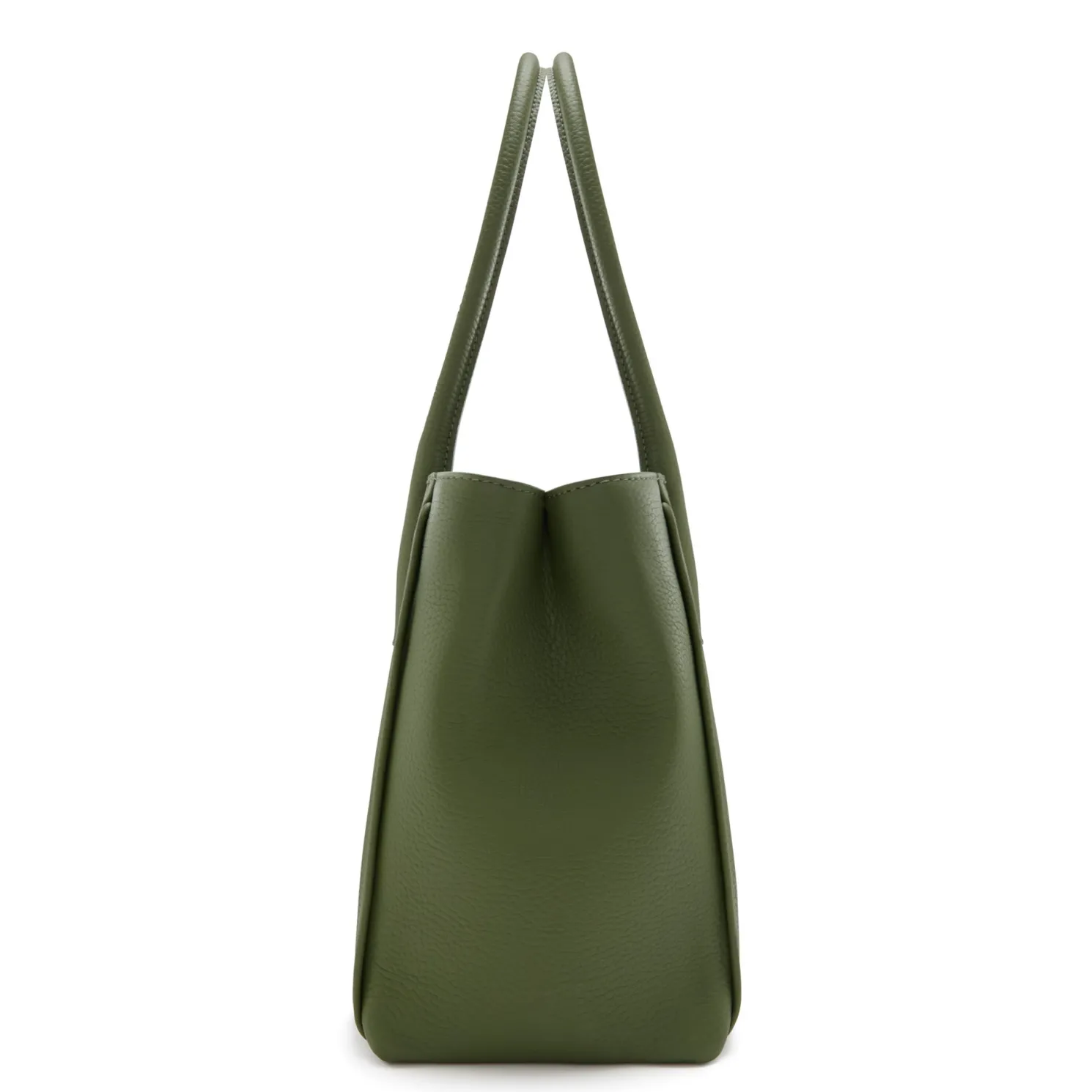 Honoré Cloe Midi groene leren handtas van kalfsleer