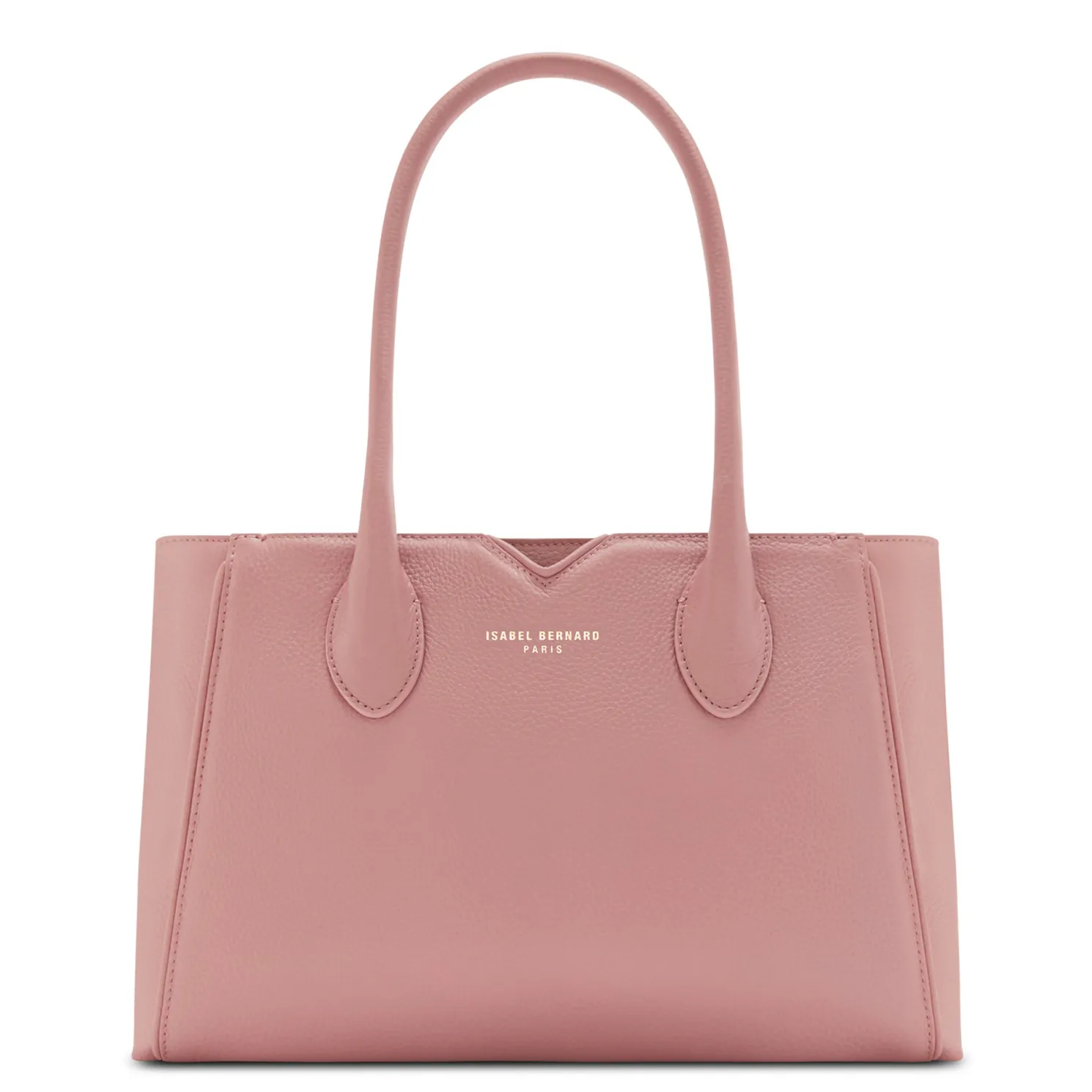 Honoré Cloe Midi roze leren handtas van kalfsleer