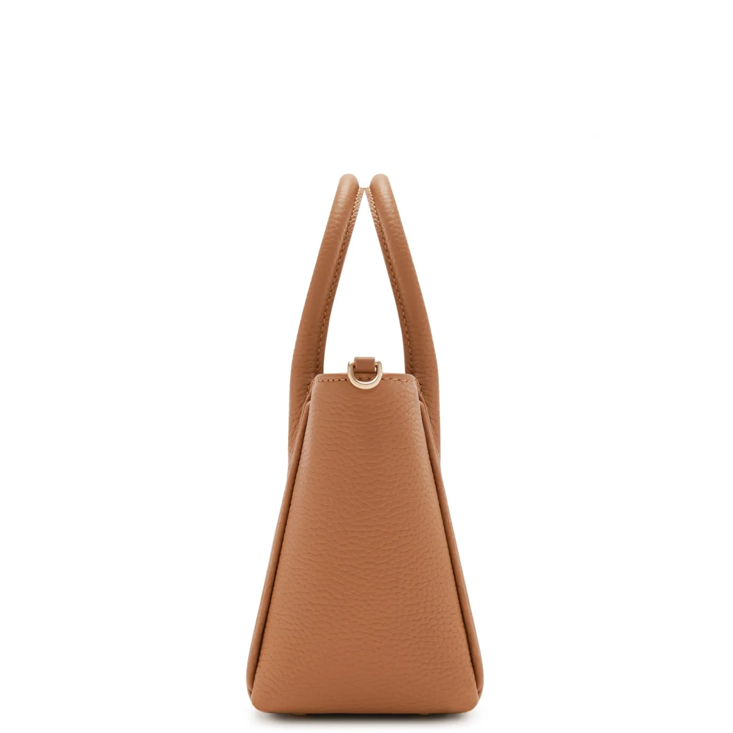 Honoré Cloe Mini camel leren handtas van kalfsleer