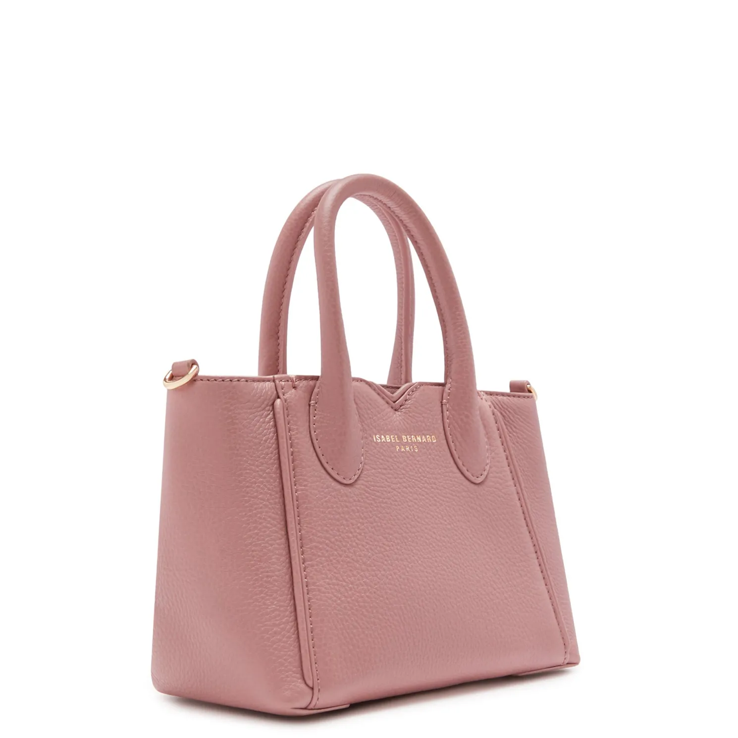 Honoré Cloe Mini roze leren handtas van kalfsleer