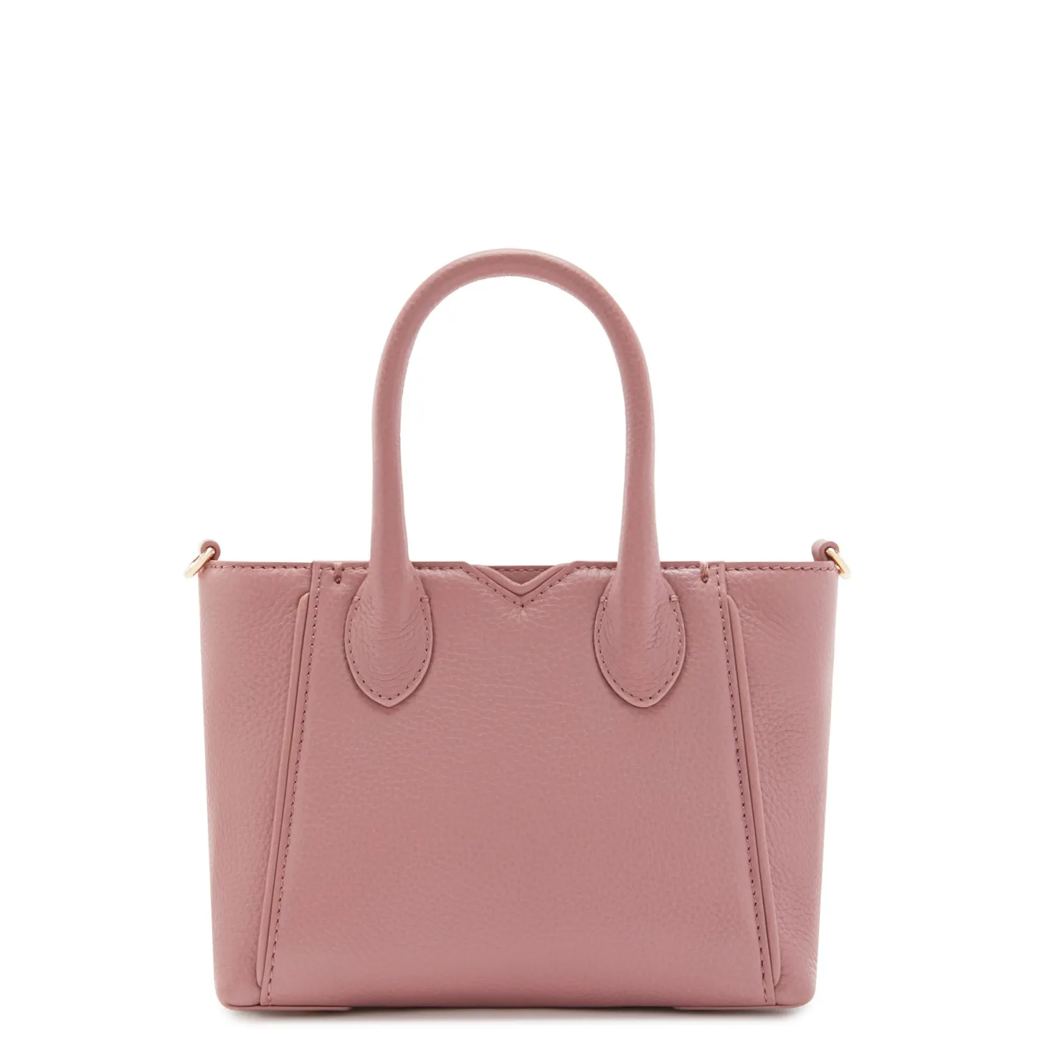 Honoré Cloe Mini roze leren handtas van kalfsleer