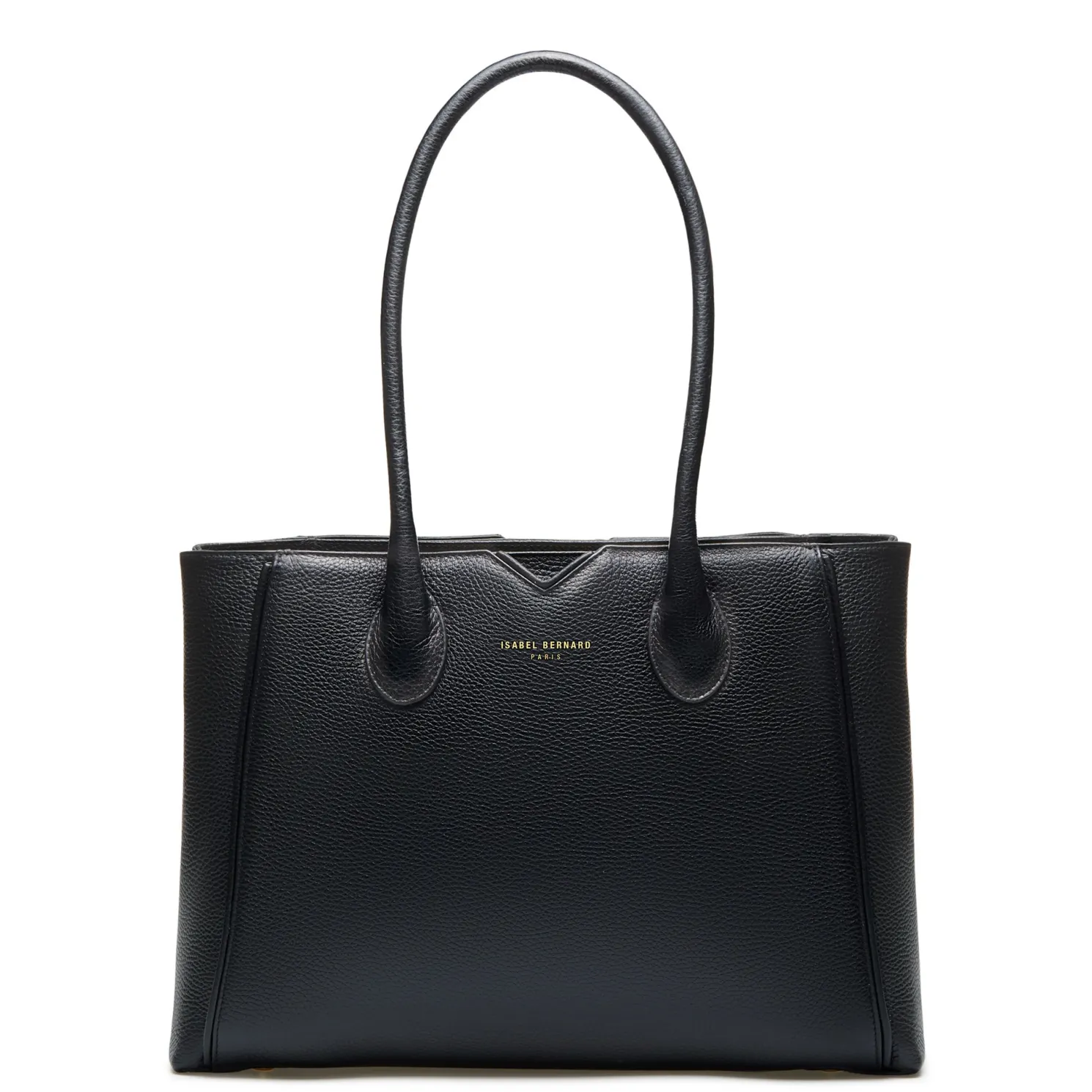 Honoré Cloe zwarte leren handtas van kalfsleer