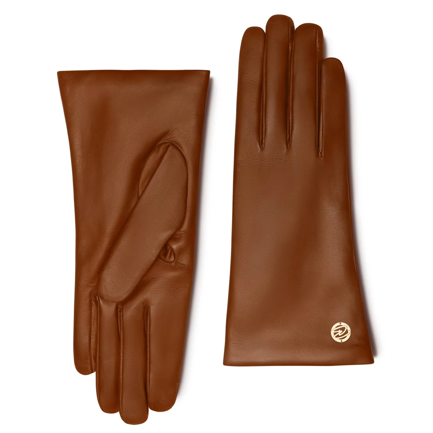 Honoré Eleanor cognac leren handschoenen van geitenleer